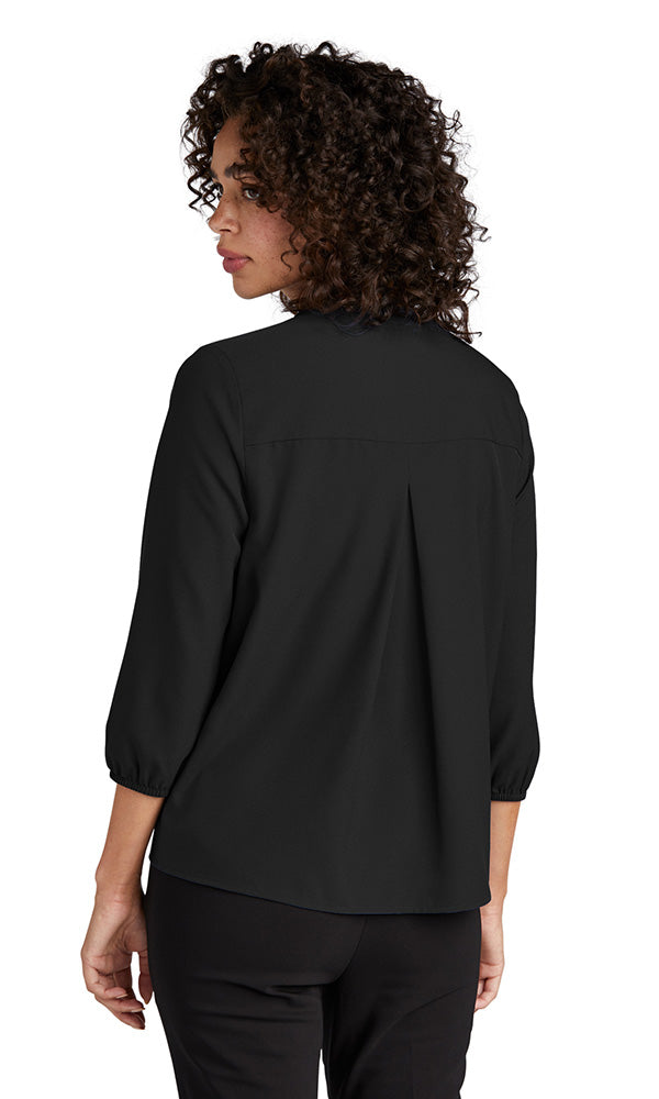 Mercer+Mettle® Women's Stretch Crepe 3/4-Sleeve Blouse