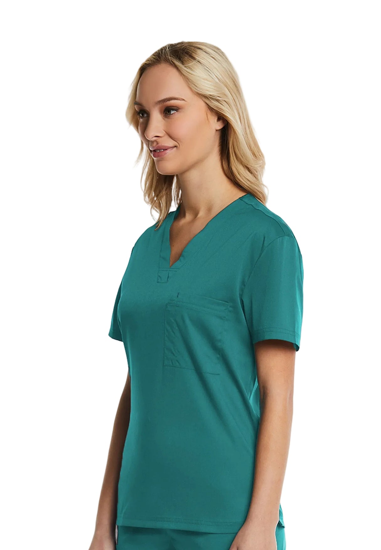 Elements by Alexanders Uniforms Unisex 1-Pocket V-Neck Scrub Top