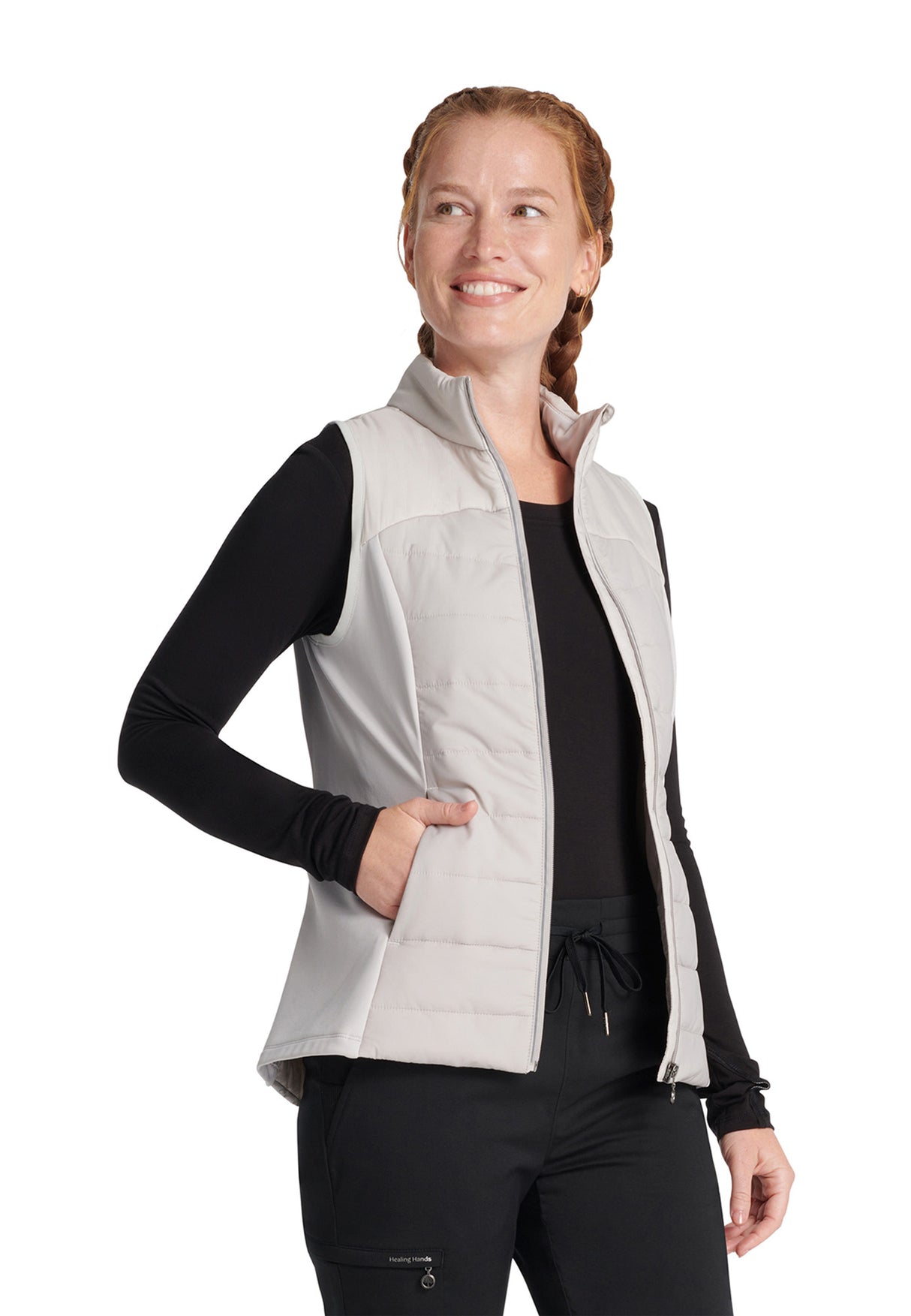 Healing Hands HH Works Women's Khloe 7-Pocket Quilted Vest