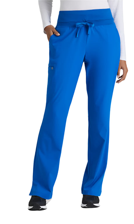 Barco One Women's Stride 5-Pocket Mid-Rise Straight-Leg Tall Pant