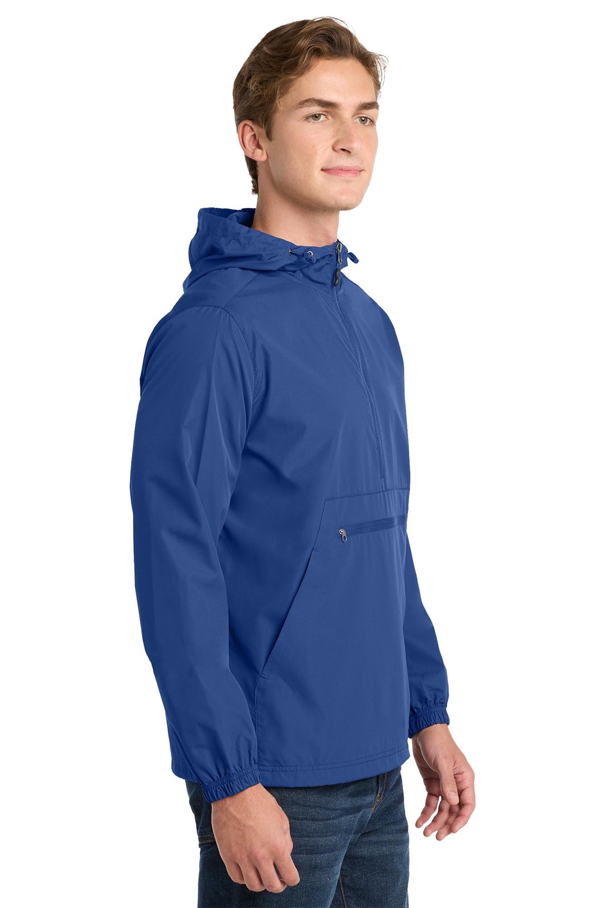 Sport-Tek® Men's Packable Anorak - True Royal