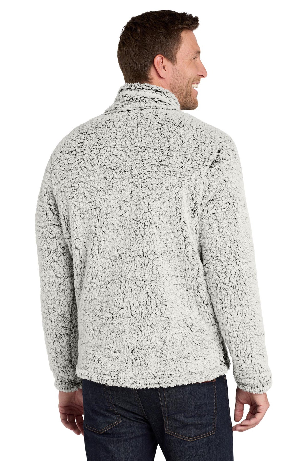 Port Authority® Men's Cozy 1/4-Zip Fleece - Grey Heather