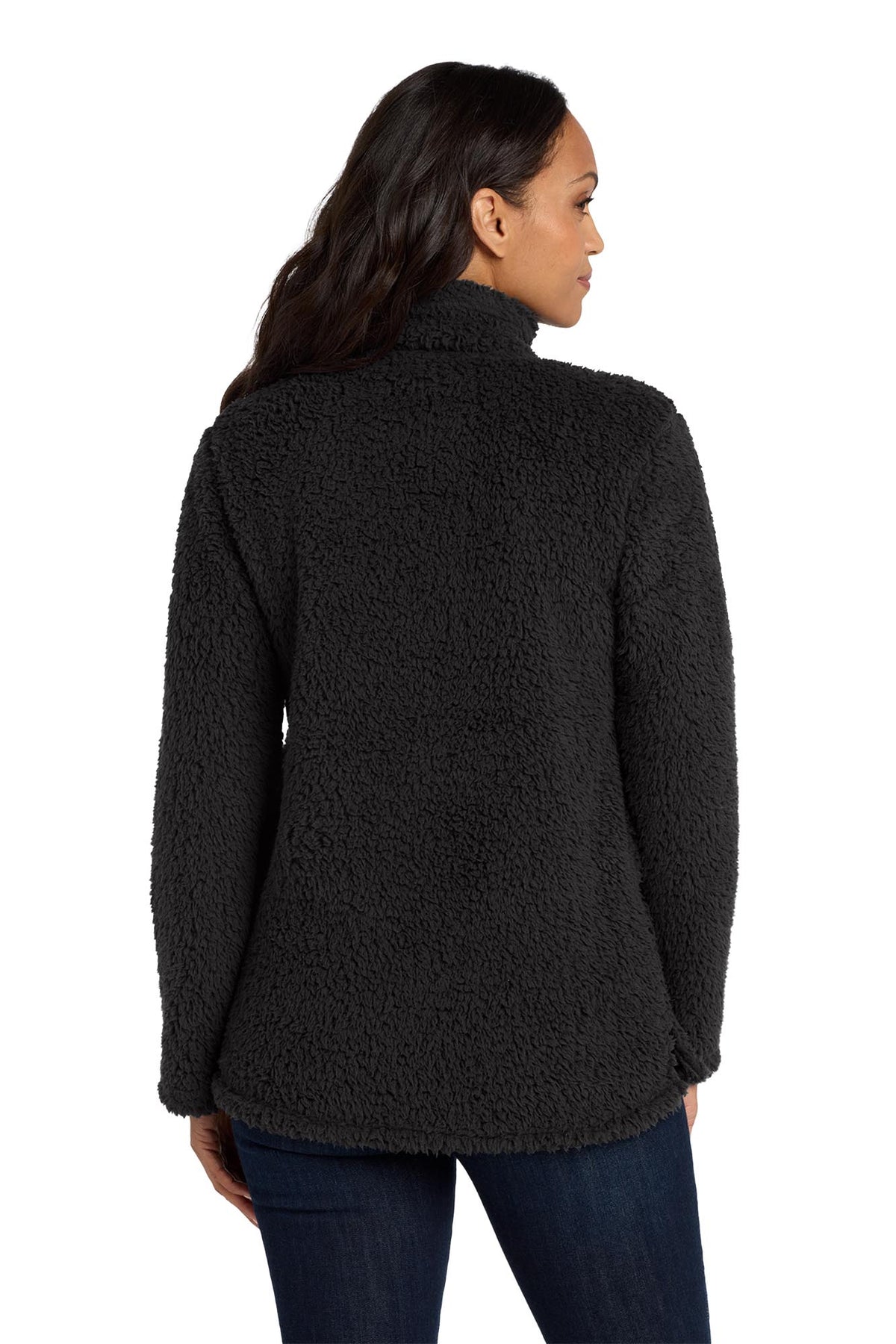 Port Authority® Women's Cozy 1/4-Zip Fleece - Black