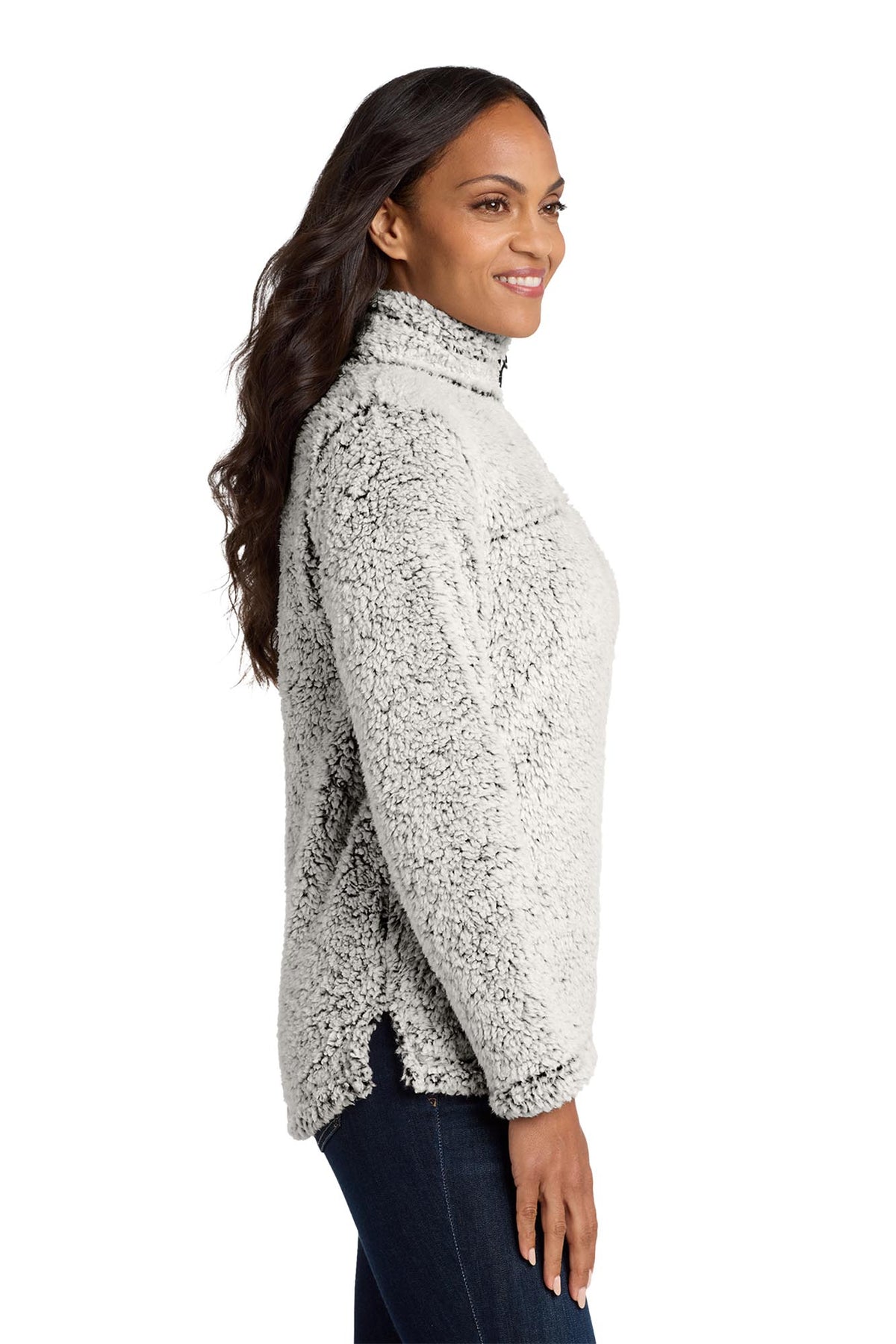 Port Authority® Women's Cozy 1/4-Zip Fleece - Grey Heather
