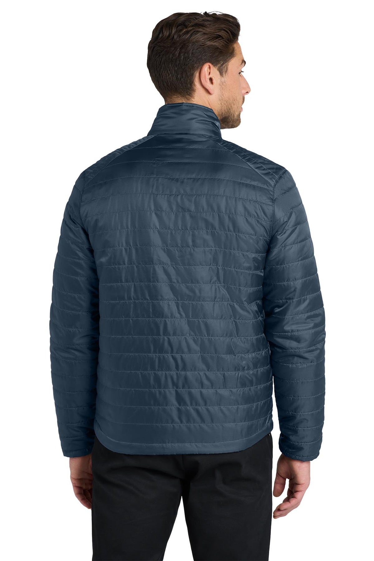 Port Authority® Packable Puffy Jacket - Regatta Blue/River Blue Navy