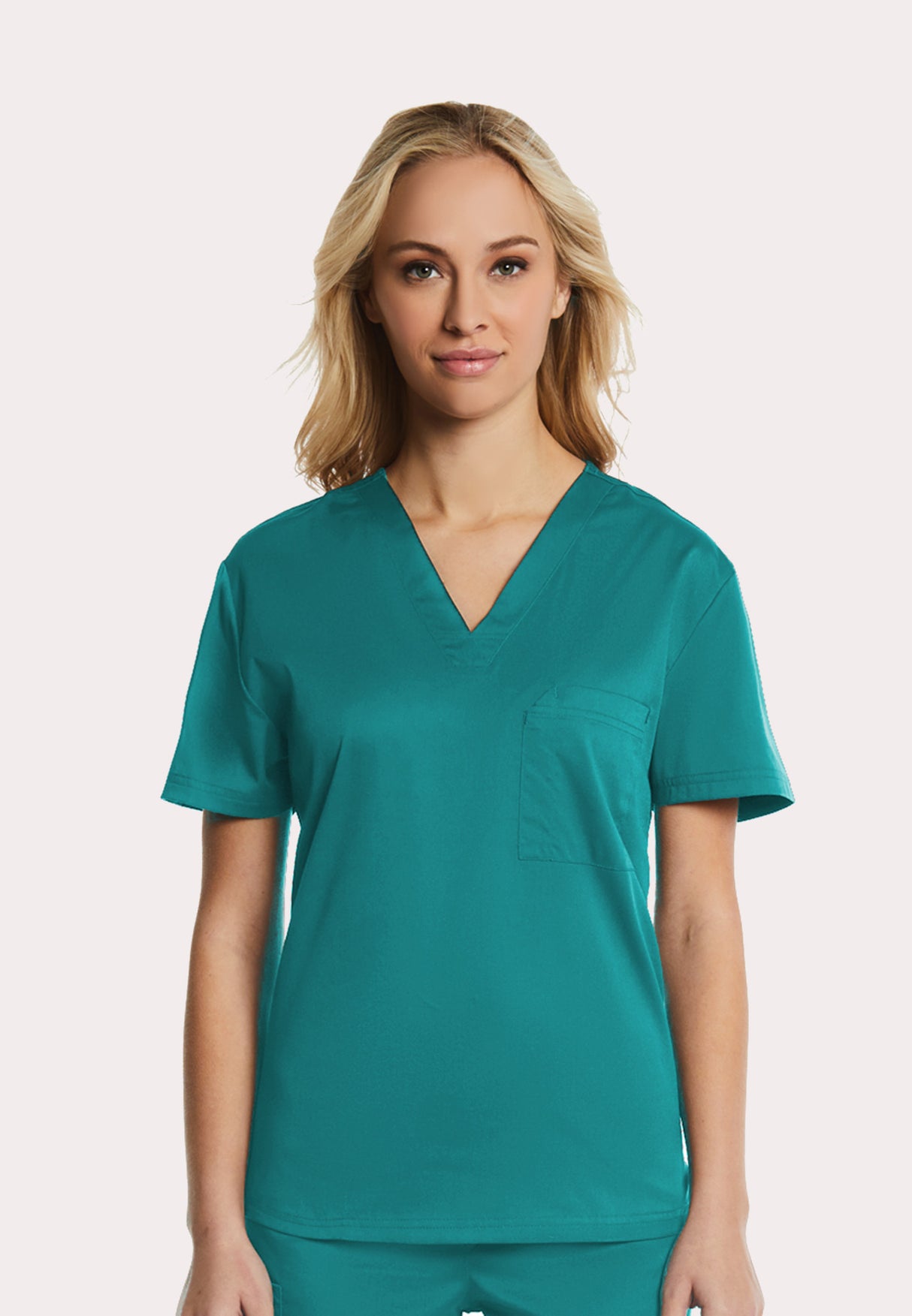 Elements by Alexanders Uniforms Unisex 1-Pocket V-Neck Scrub Top