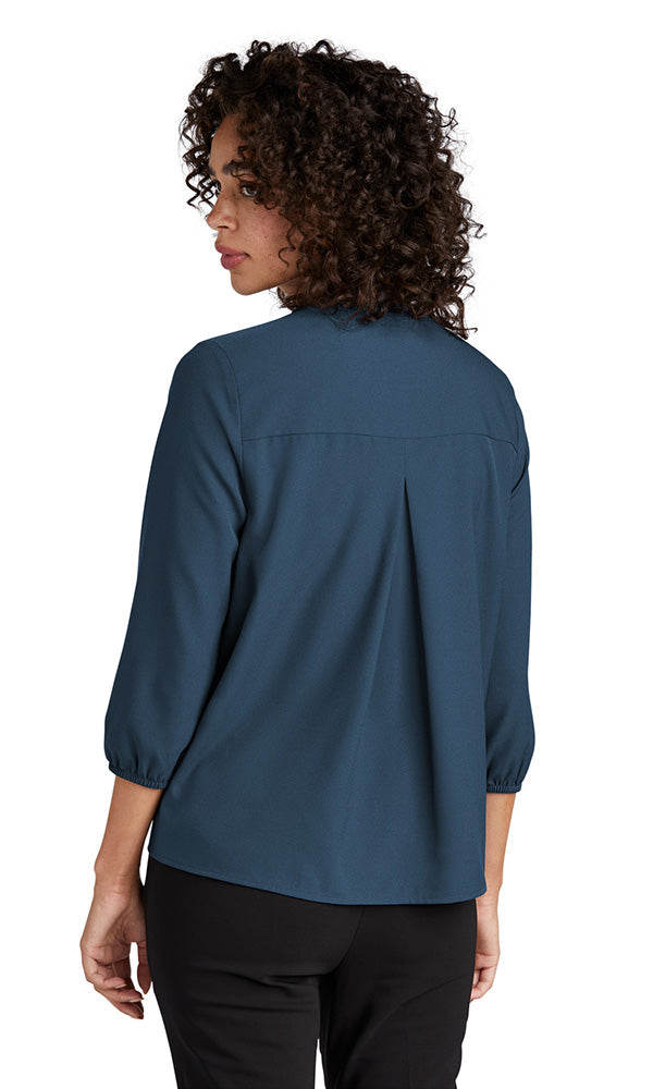 Mercer+Mettle® Women's Stretch Crepe 3/4-Sleeve Blouse