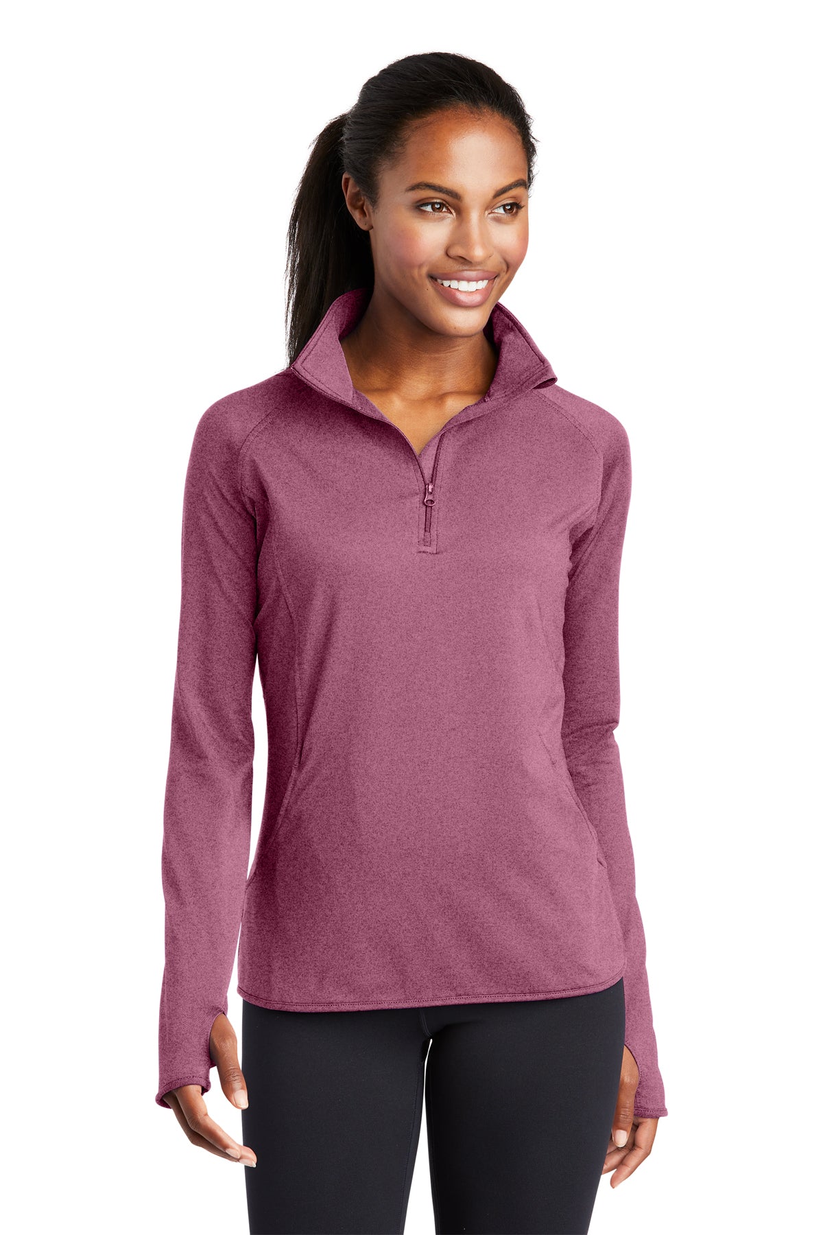 Sport-Tek® Women's Sport-Wick® Stretch 1/4-Zip Pullover