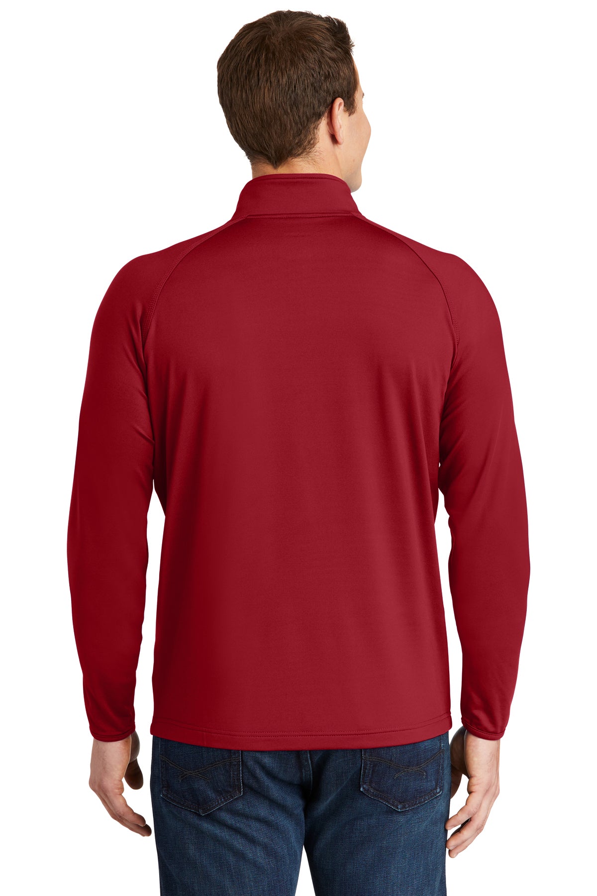 Men's Sport-Tek® Sport-Wick® Stretch 1/4-Zip Pullover