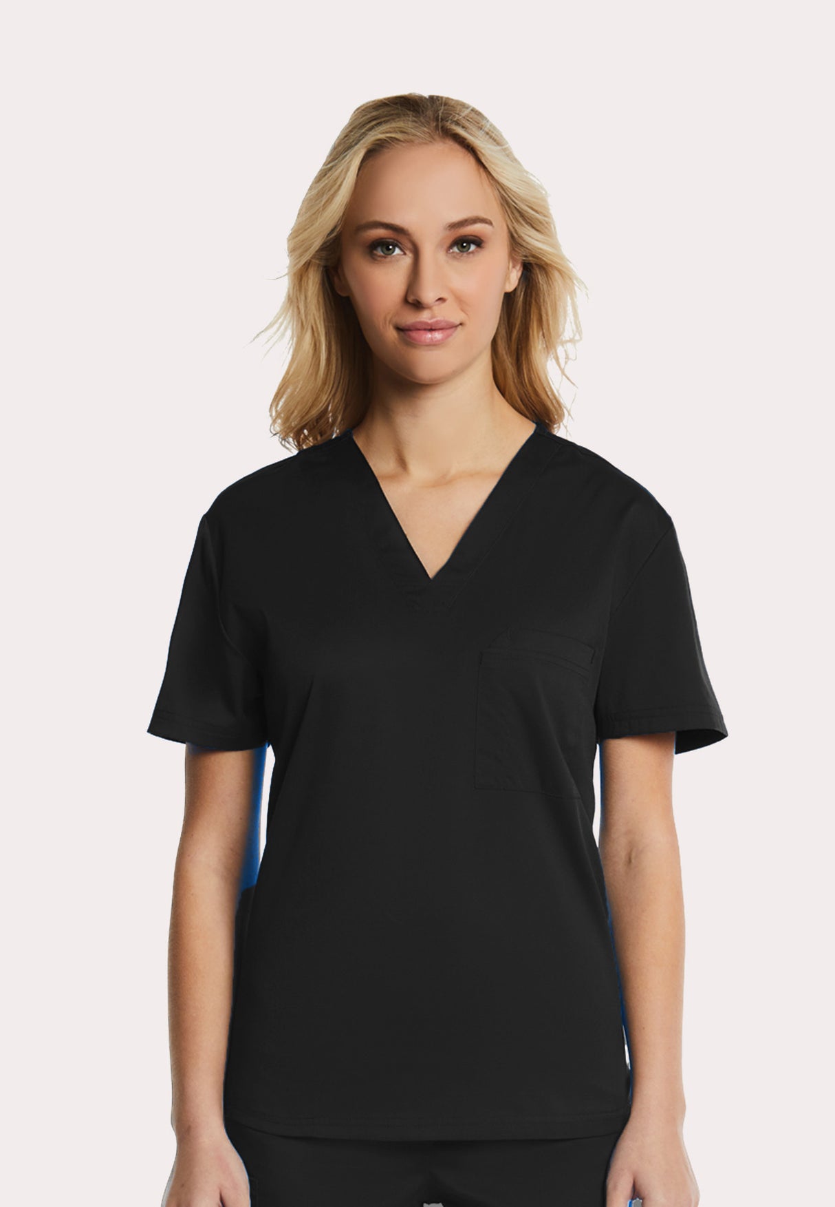 Elements by Alexanders Uniforms Unisex 1-Pocket V-Neck Scrub Top
