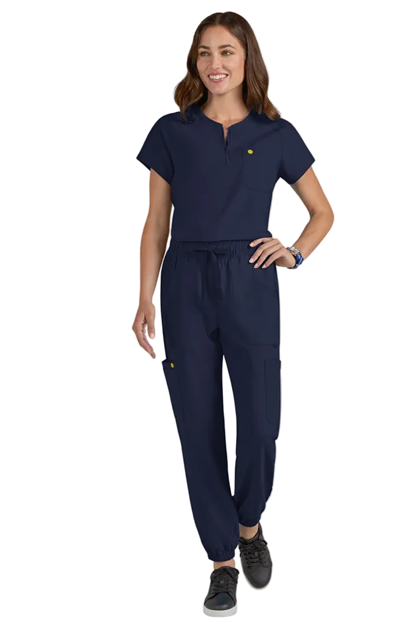Women's koi™ Smiley World 7 Pocket Jogger