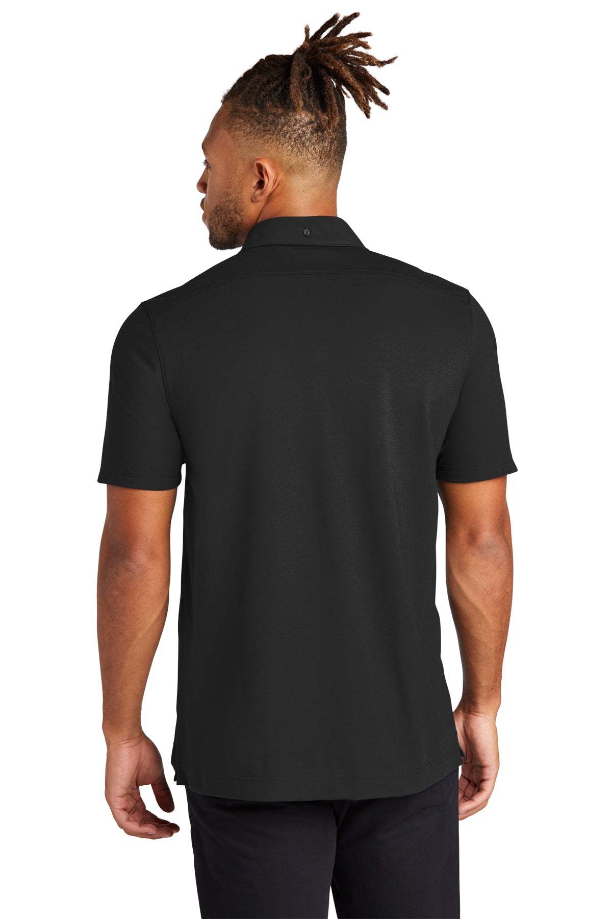 Mercer+Mettle® Stretch Pique Full-Button Polo