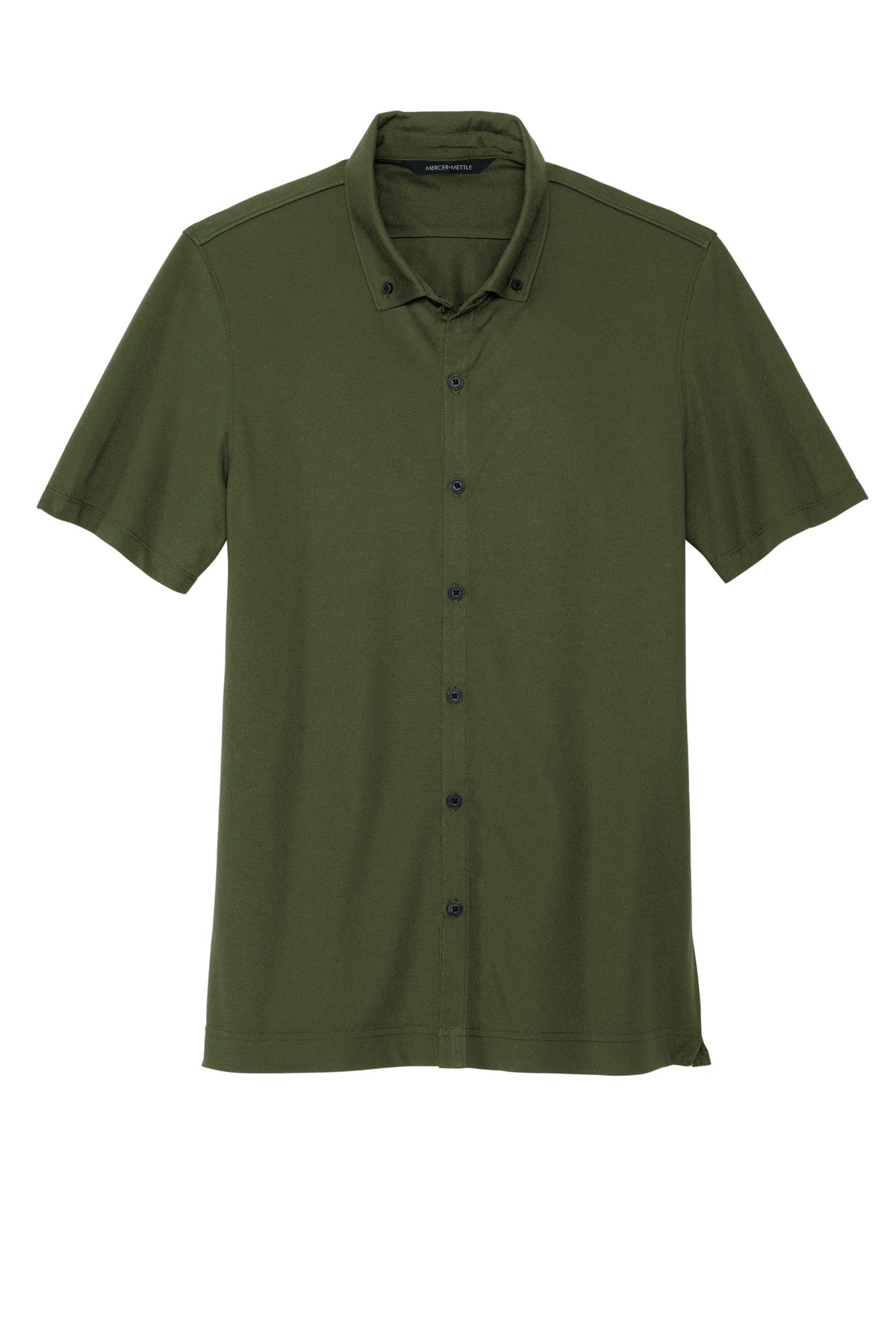 Mercer+Mettle® Stretch Pique Full-Button Polo