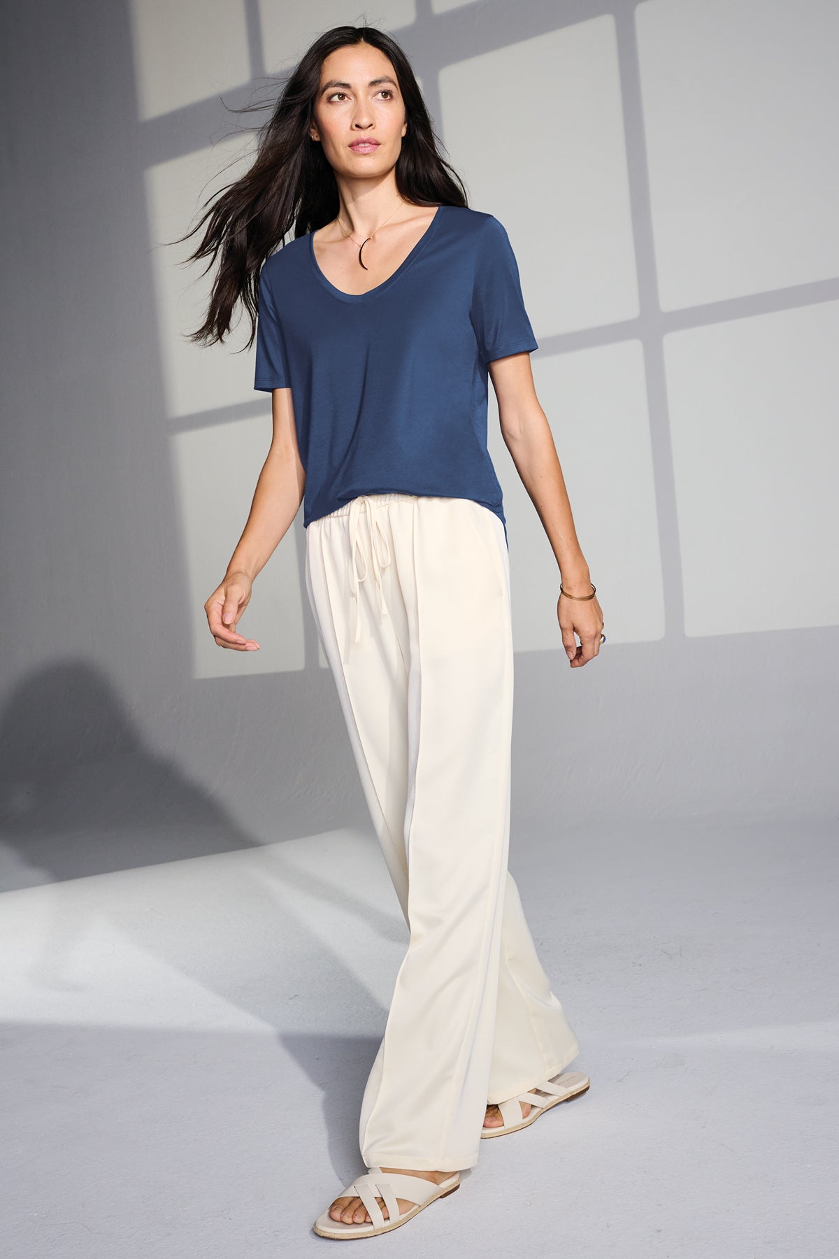 Mercer+Mettle® Women’s Stretch Jersey Relaxed Scoop