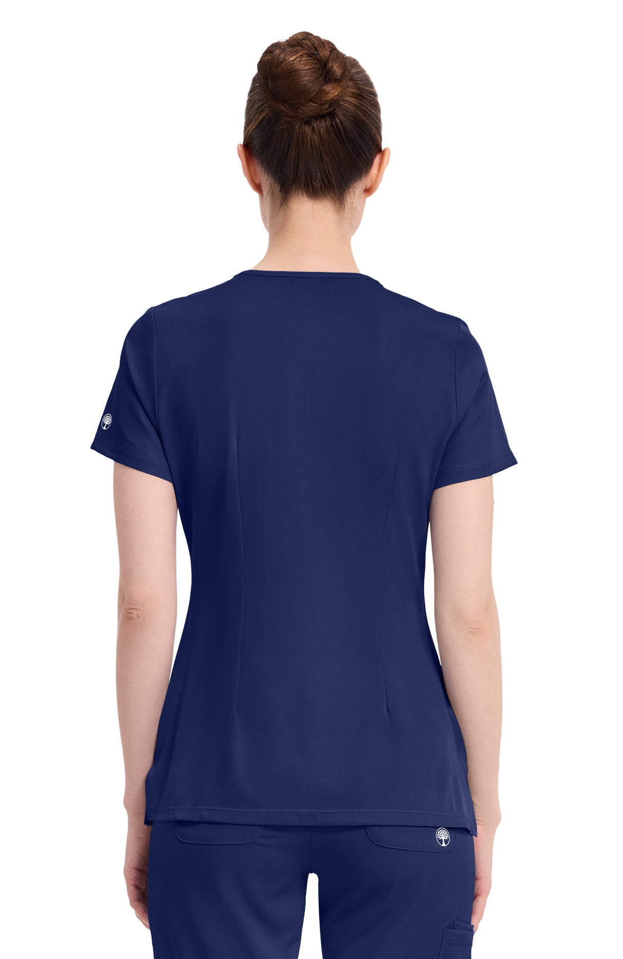 Healing Hands HH Works Monica Women's 4-Pocket Stretch V-Neck Scrub Top