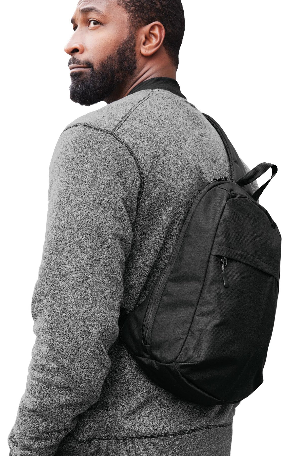 Port Authority® Crossbody Backpack - Deep Black