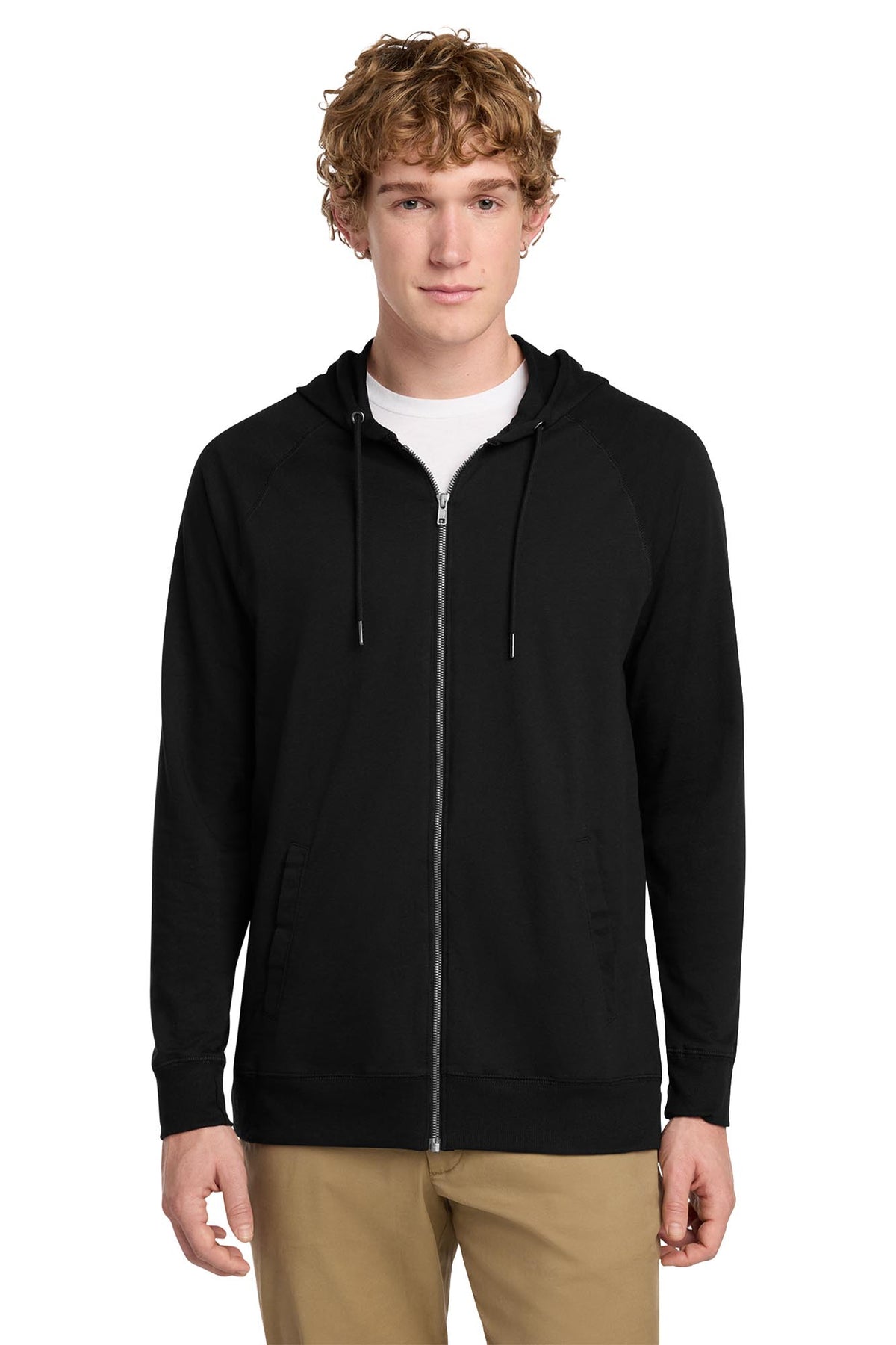 District® Featherweight French Terry™ Full-Zip Hoodie - Black