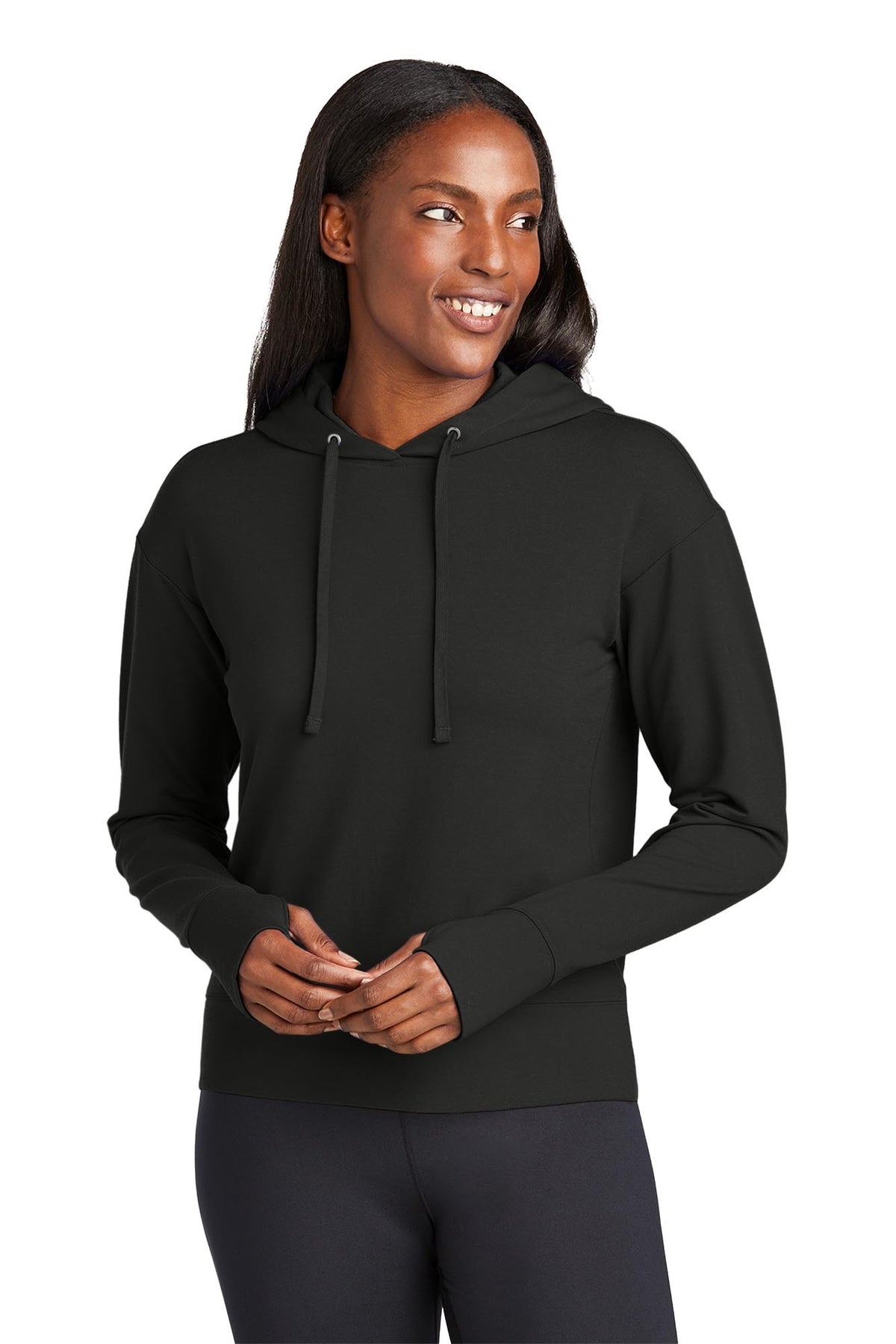 Sport-Tek® Women’s Sport-Wick® Flex Fleece Pullover Hoodie - Black