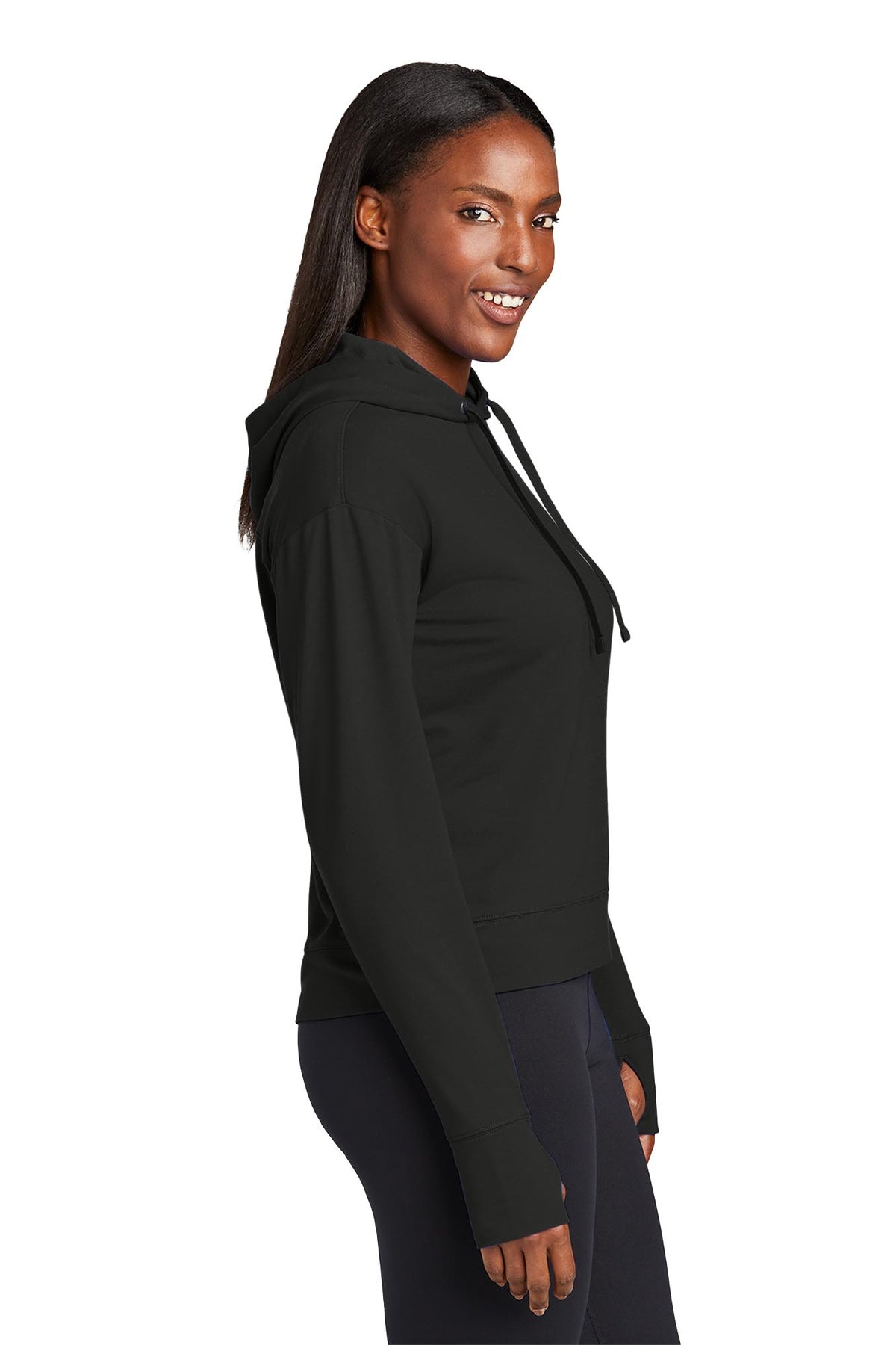 Sport-Tek® Women’s Sport-Wick® Flex Fleece Pullover Hoodie - Black
