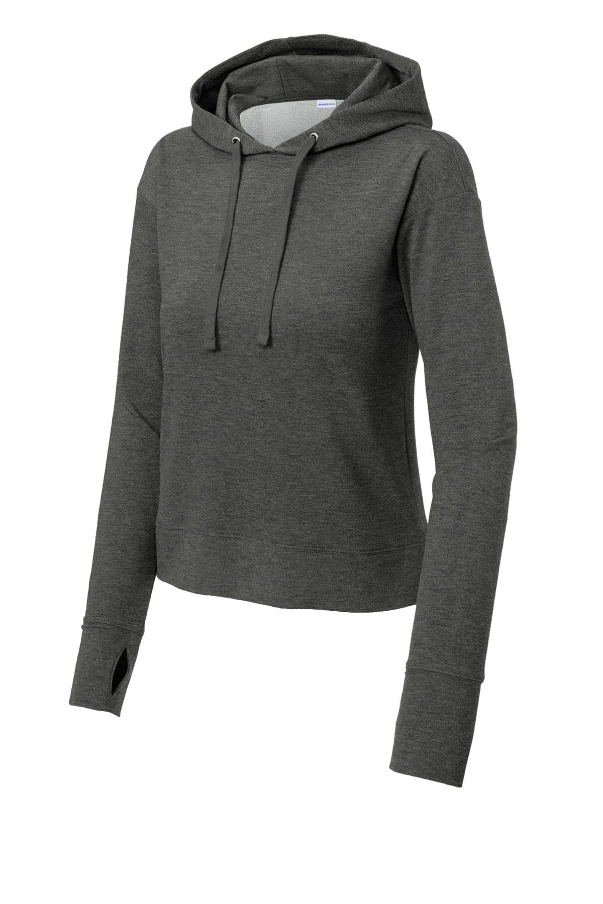 Sport-Tek® Women’s Sport-Wick® Flex Fleece Pullover Hoodie - Dark Grey Heather