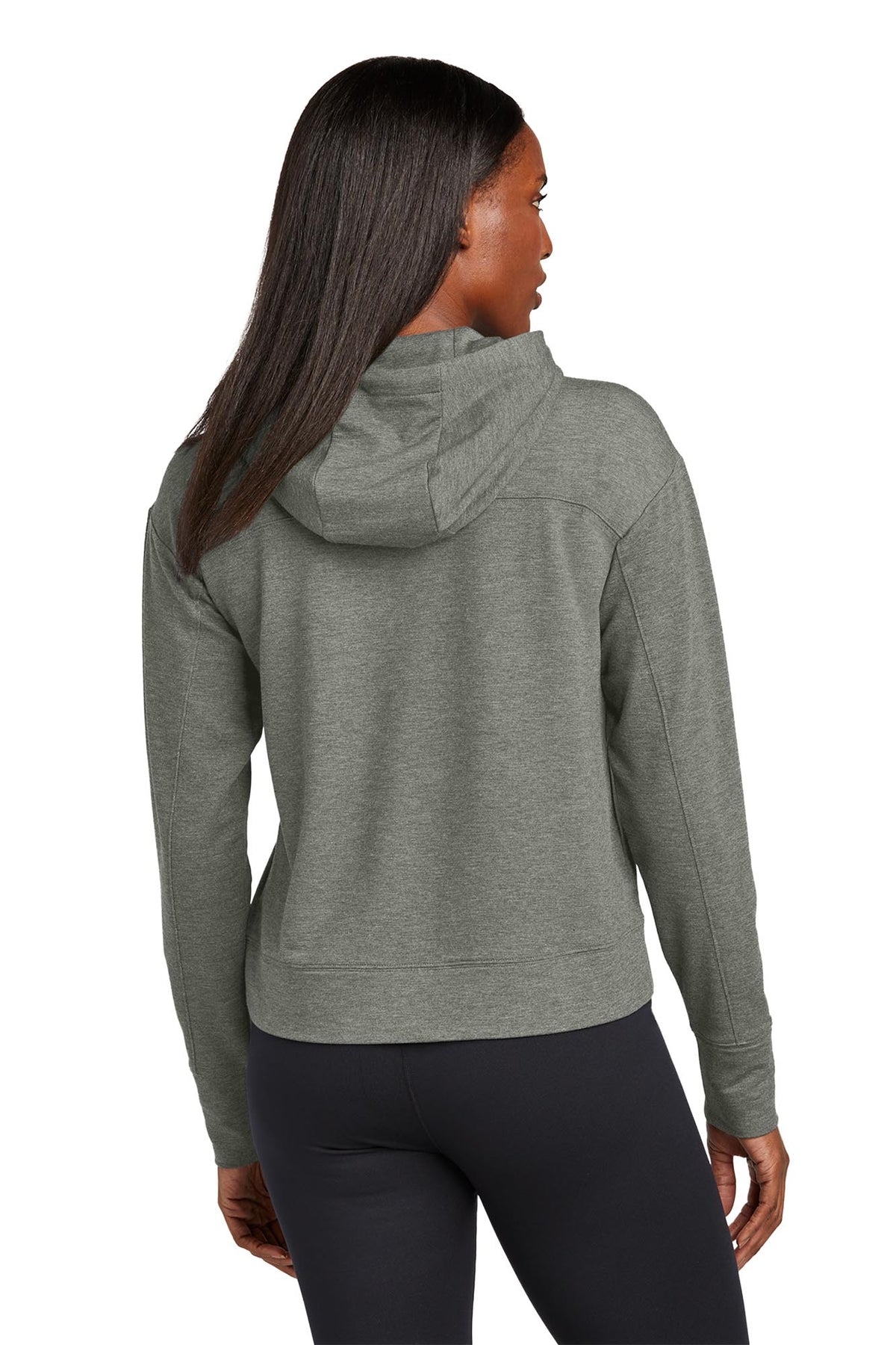 Sport-Tek® Women’s Sport-Wick® Flex Fleece Pullover Hoodie - Light Grey Heather
