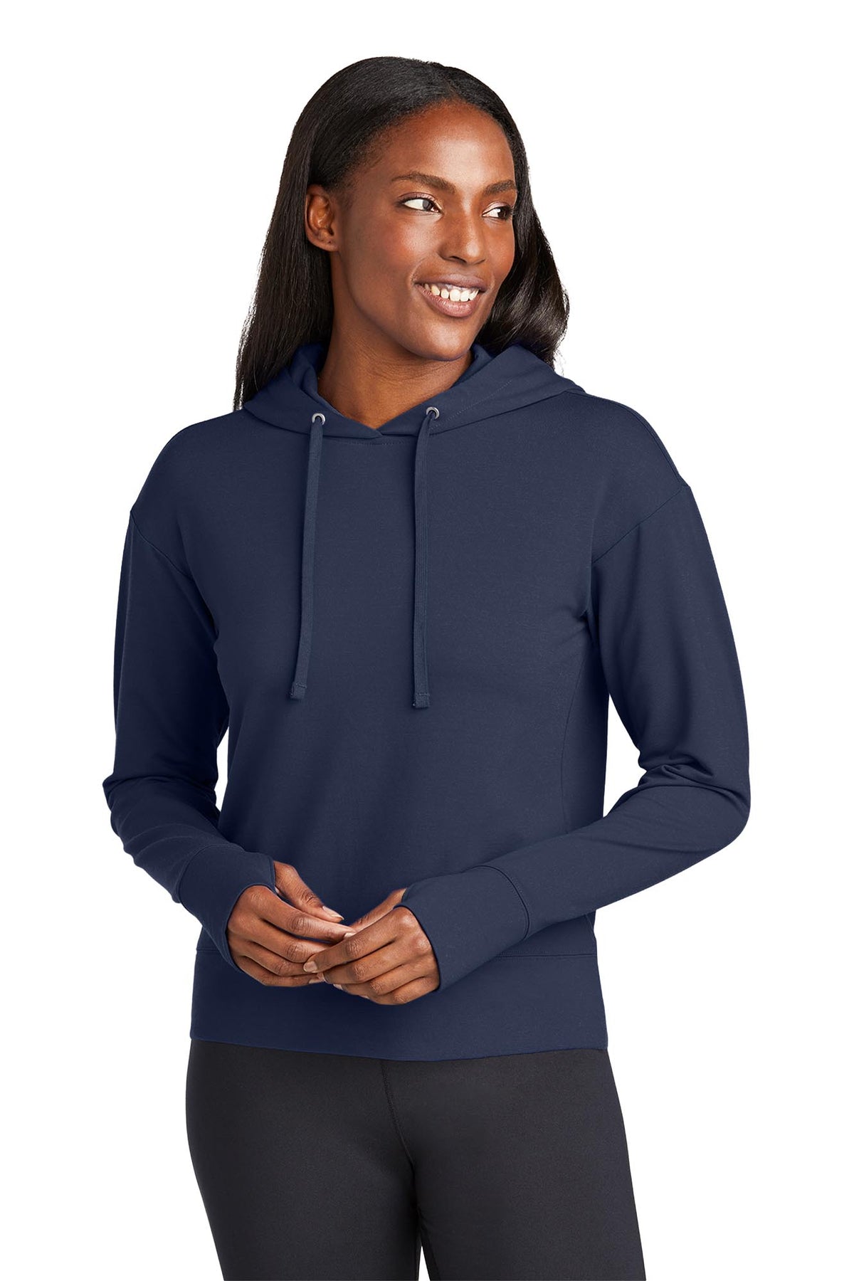 Sport-Tek® Women’s Sport-Wick® Flex Fleece Pullover Hoodie - True Navy