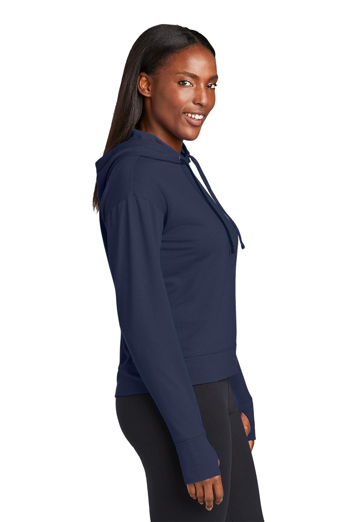 Sport-Tek® Women’s Sport-Wick® Flex Fleece Pullover Hoodie - True Navy