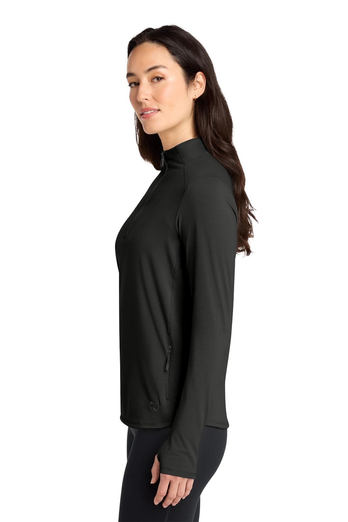 OGIO® Women’s Motion 1/4-Zip - Blacktop