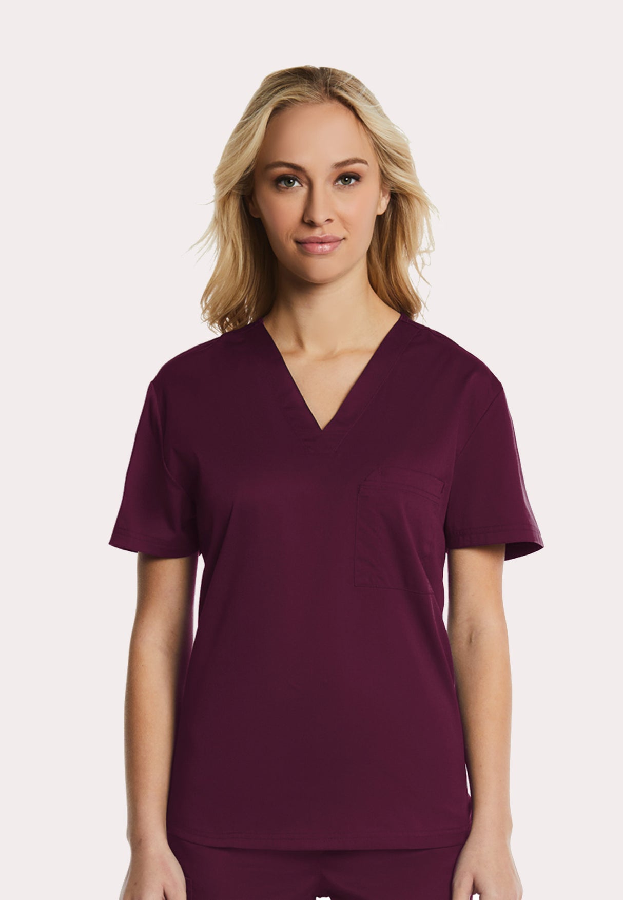 Elements by Alexanders Uniforms Unisex 1-Pocket V-Neck Scrub Top