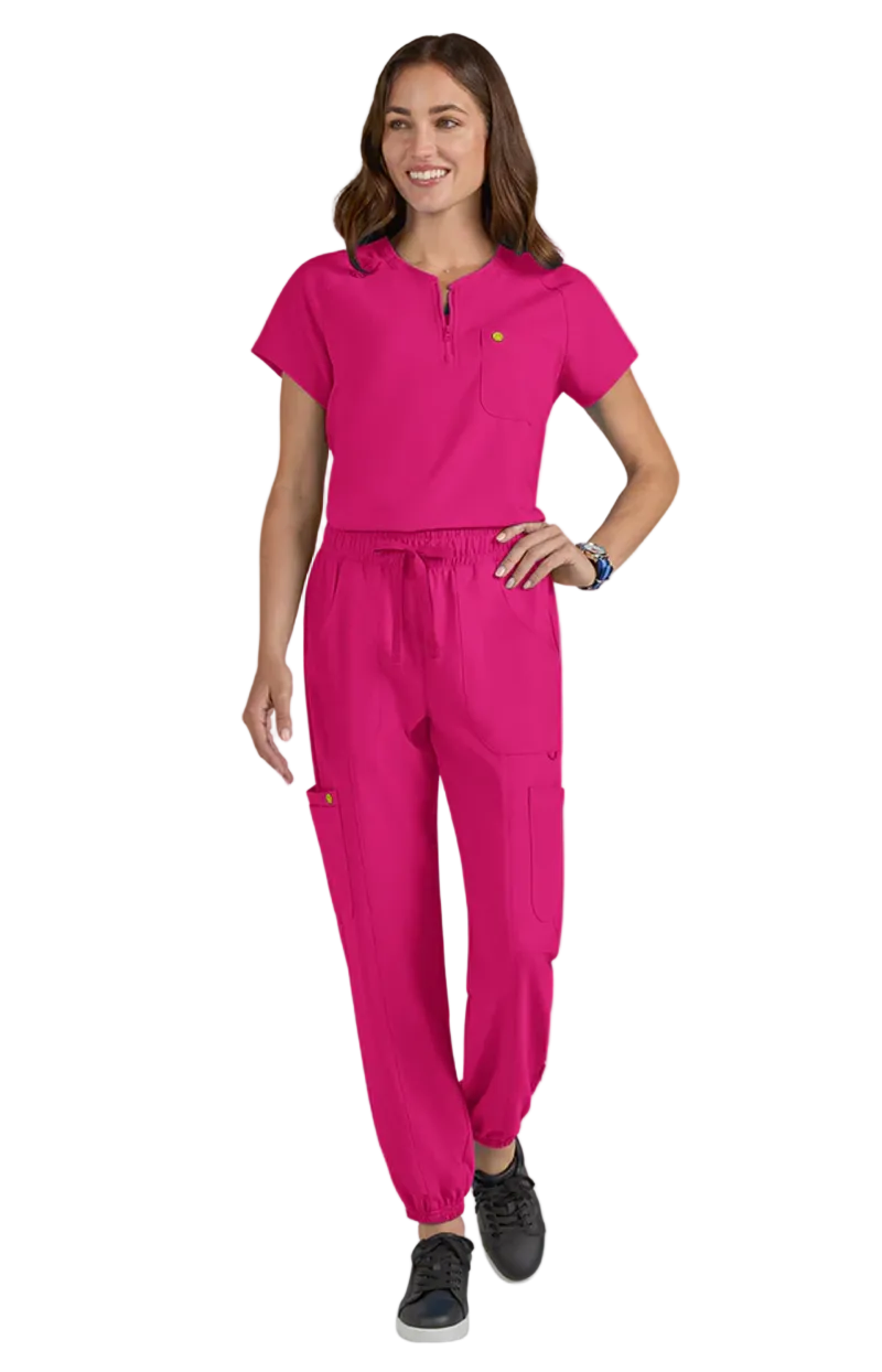 Women's koi™ Smiley World 7 Pocket Jogger