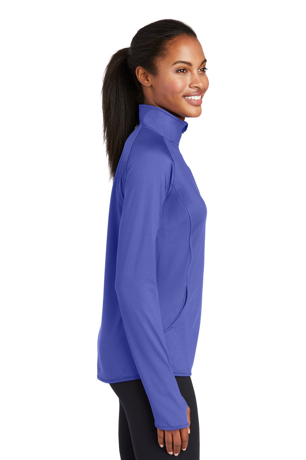 Sport-Tek® Women's Sport-Wick® Stretch 1/4-Zip Pullover
