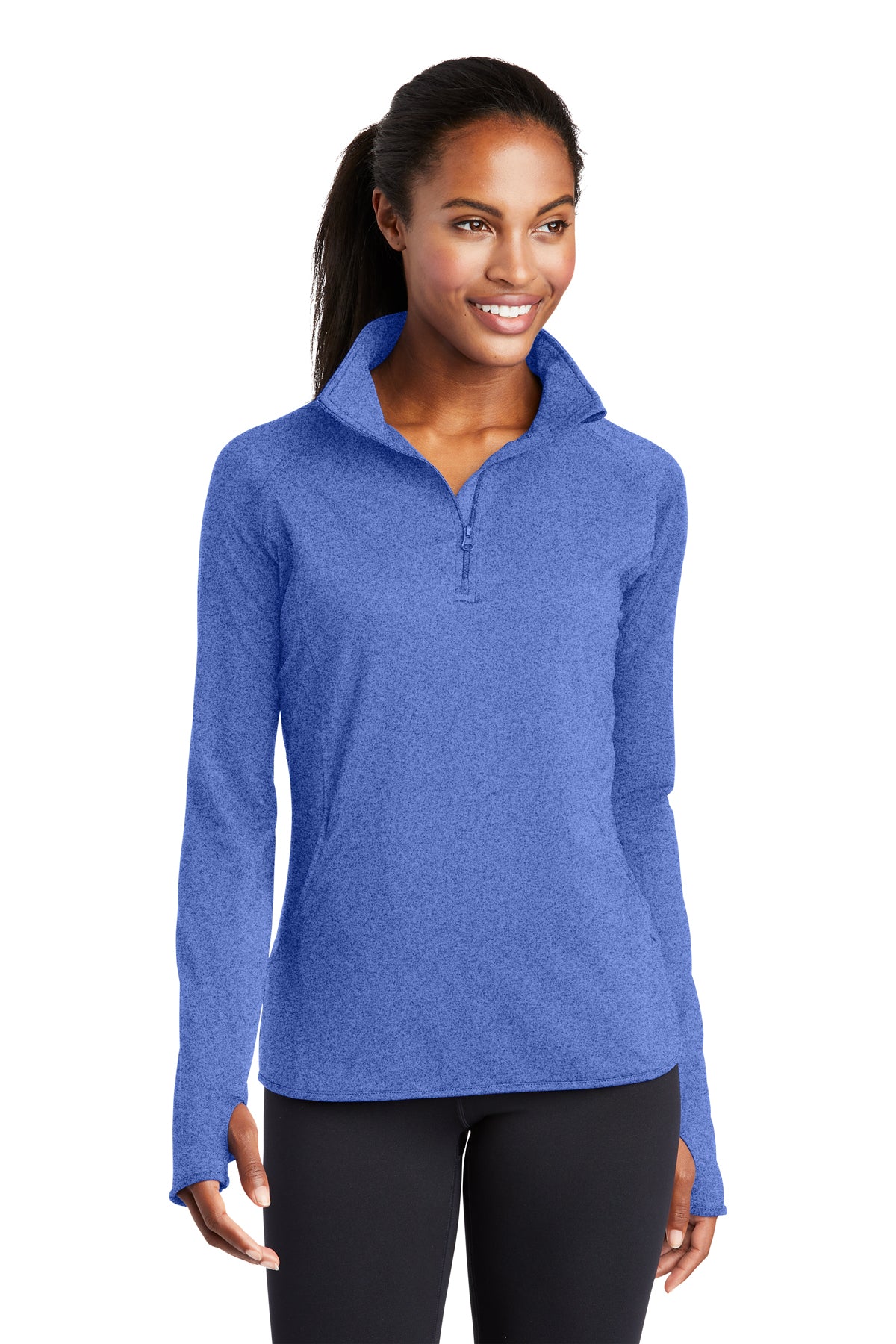 Sport-Tek® Women's Sport-Wick® Stretch 1/4-Zip Pullover