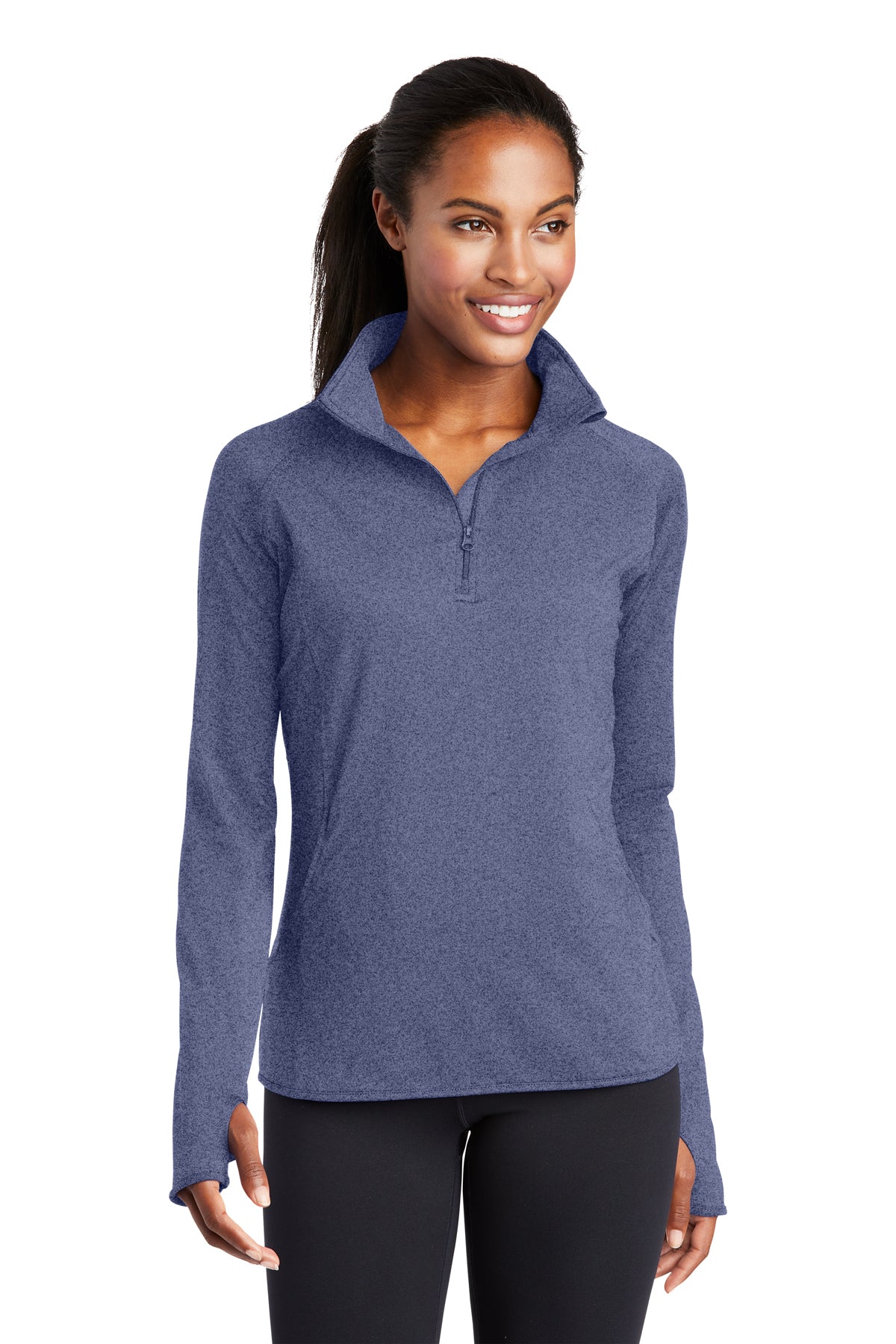Sport-Tek® Women's Sport-Wick® Stretch 1/4-Zip Pullover