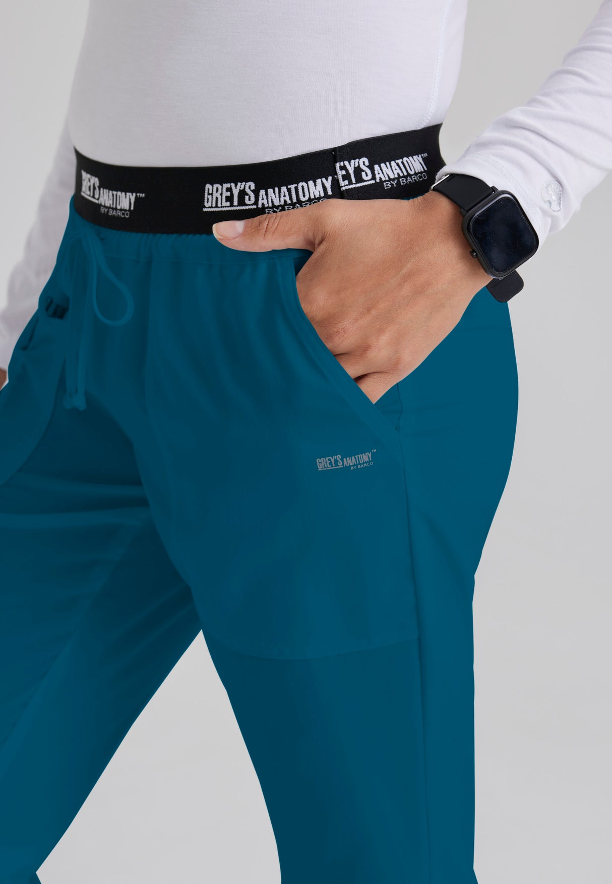 Grey's Anatomy™ Women's Aubrey 3-Pocket Low-Rise Flared Leg Scrub Tall Pant