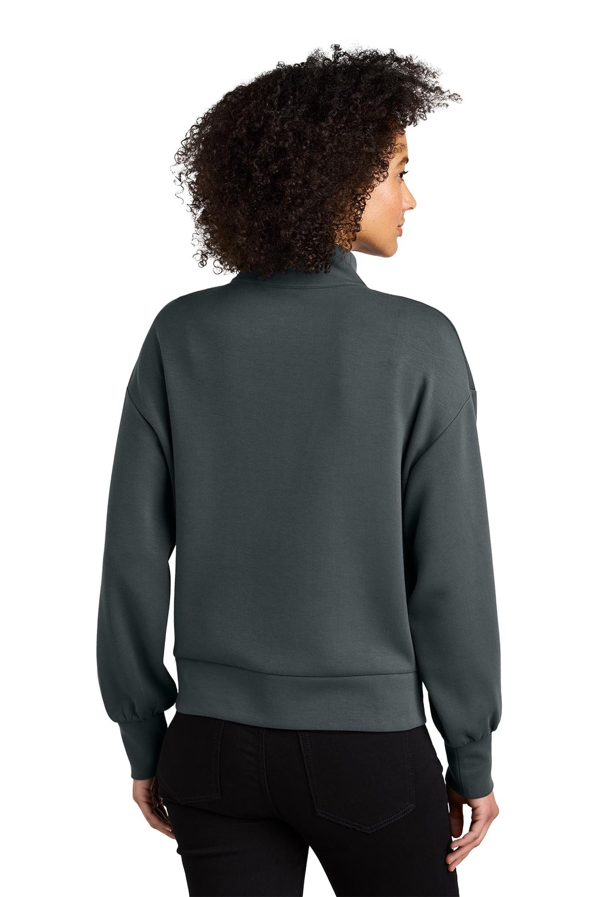 OGIO® Women’s Transcend 1/4-Zip - Tarmac Grey