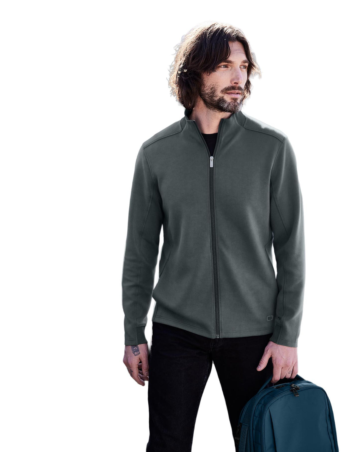 OGIO® Transcend Full-Zip - Tarmac Grey