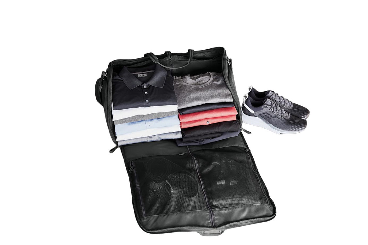 OGIO® Transform Garment Duffel - Blacktop