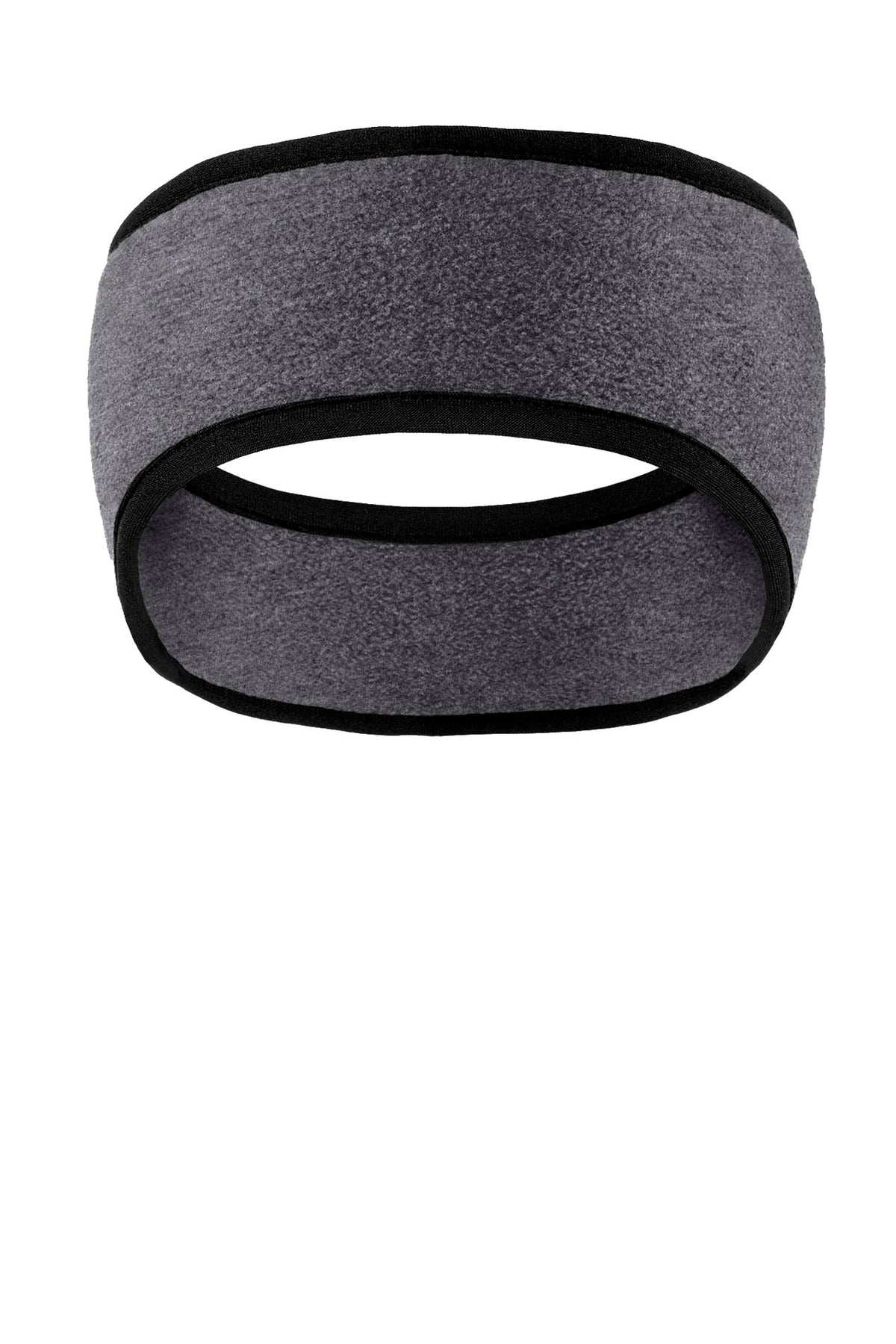 Port Authority® Two-Color Fleece Headband - Midnight Heather