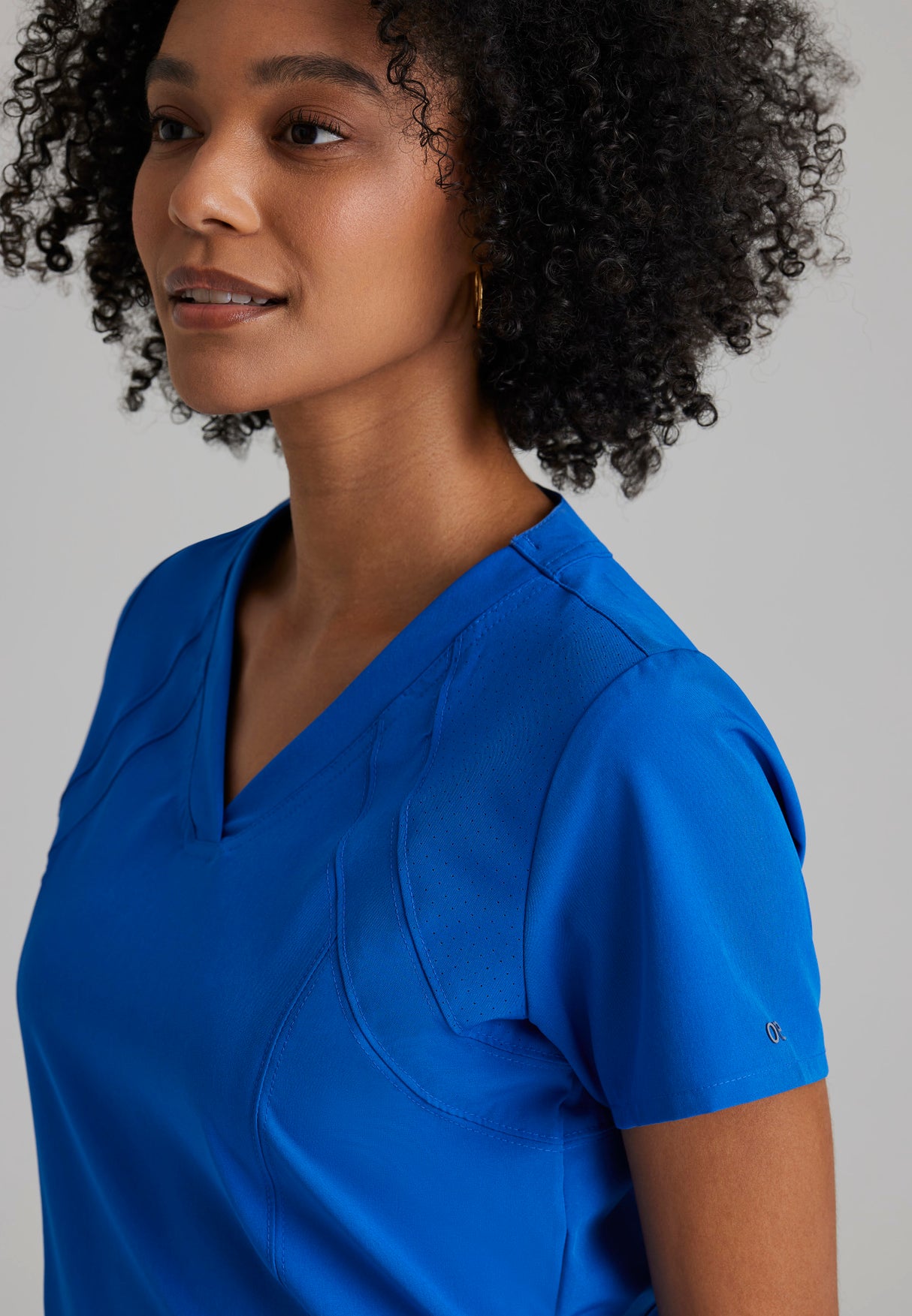 Barco One Women's Racer Top-4 Pocket V-Neck Breathable Top