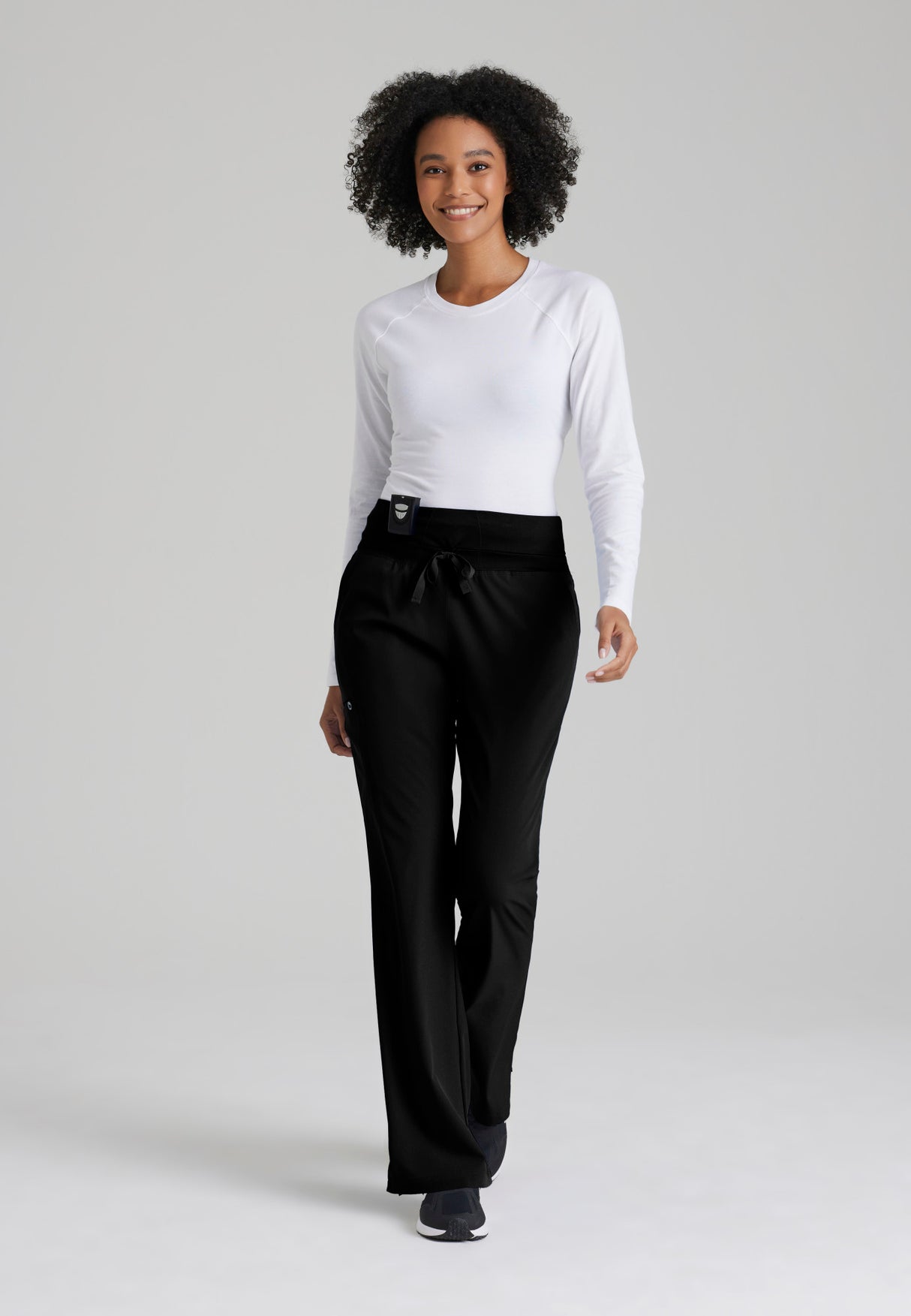 Barco One Women's Stride 5-Pocket Mid-Rise Straight-Leg Tall Pant