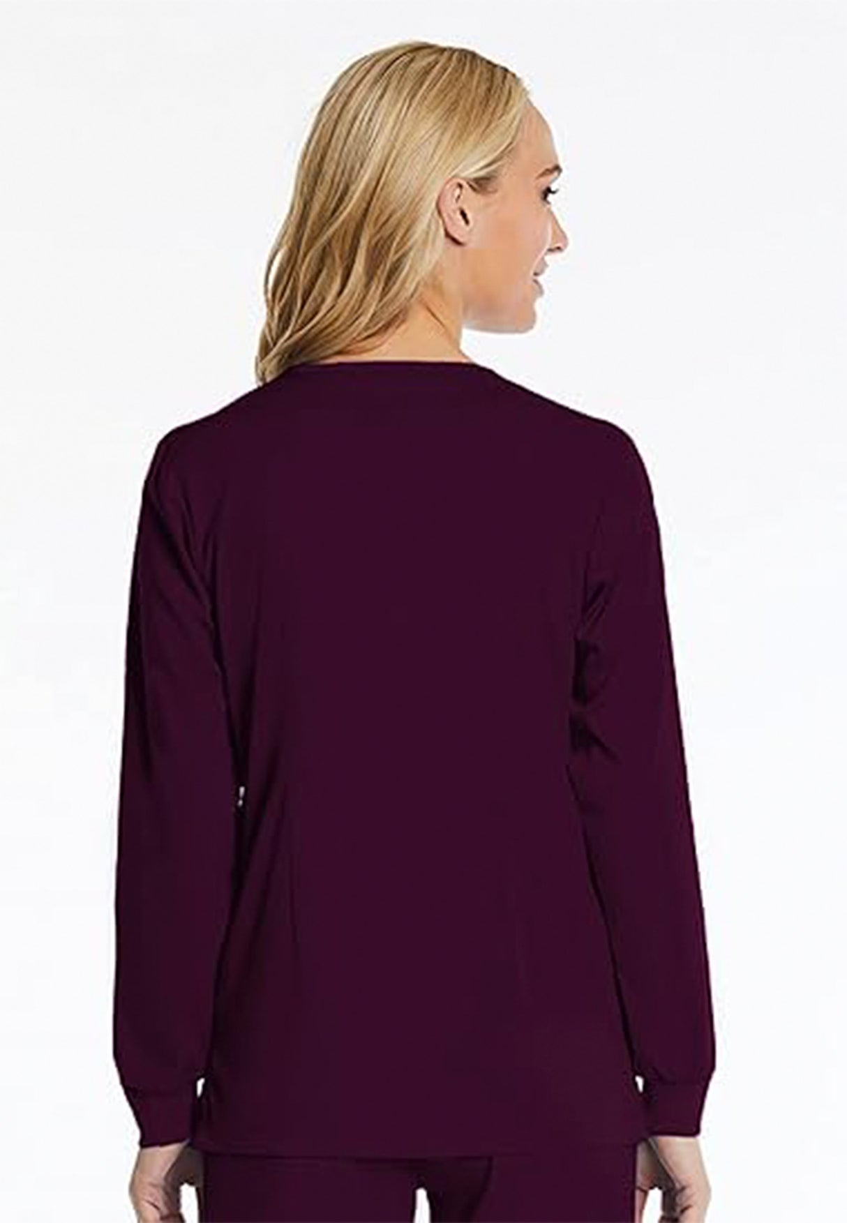 Elements by Alexanders Uniforms Women's 3-Pocket 4-Way Stretch Snap Button Scrub Jacket