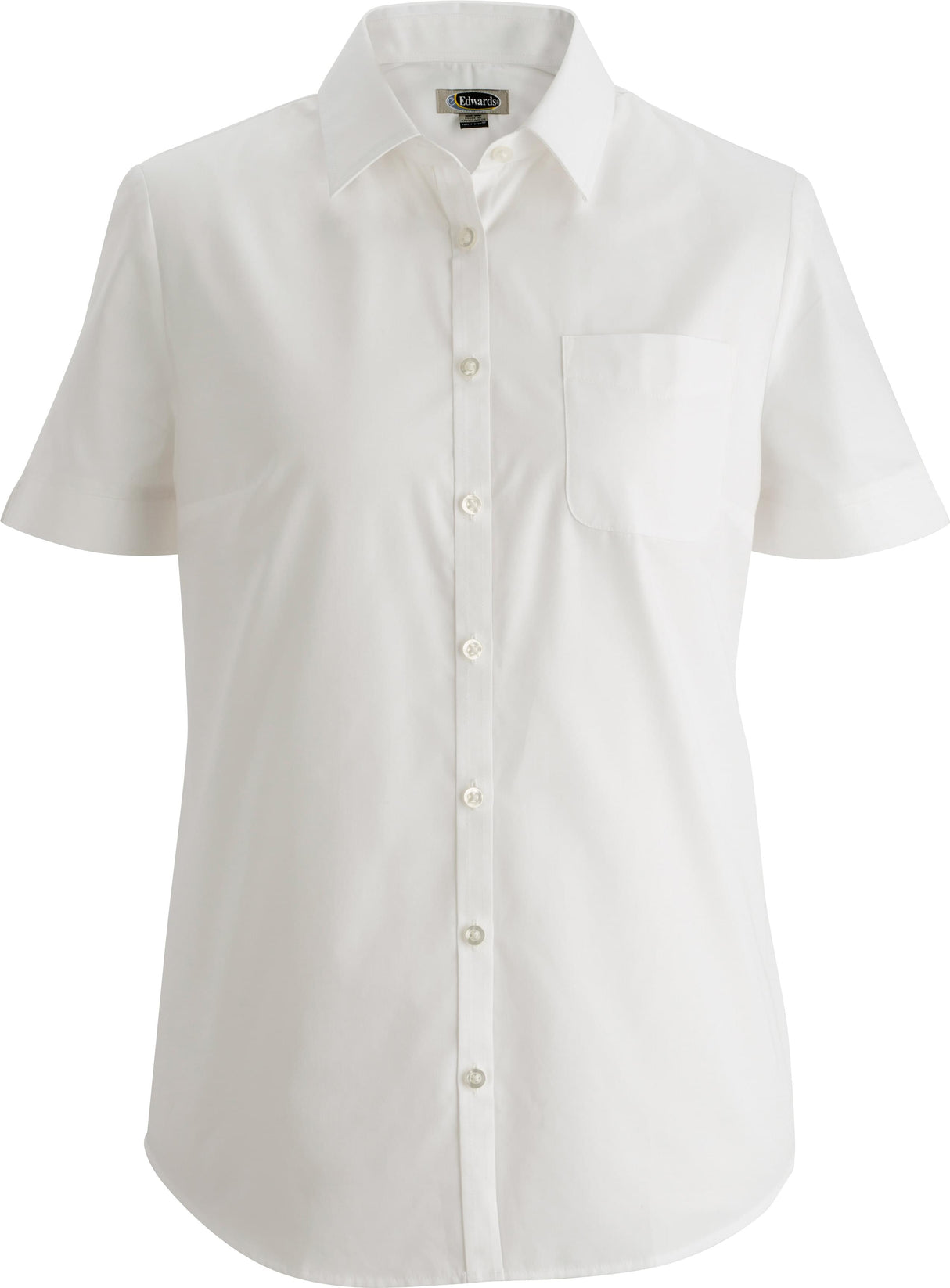 Edwards® Essential Broadcloth Short Sleeve Ladies Shirt