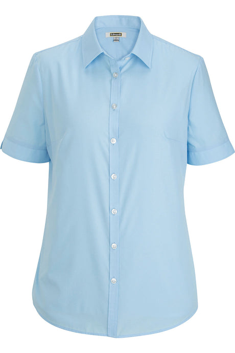 Edwards® Essential Broadcloth Short Sleeve Ladies Shirt