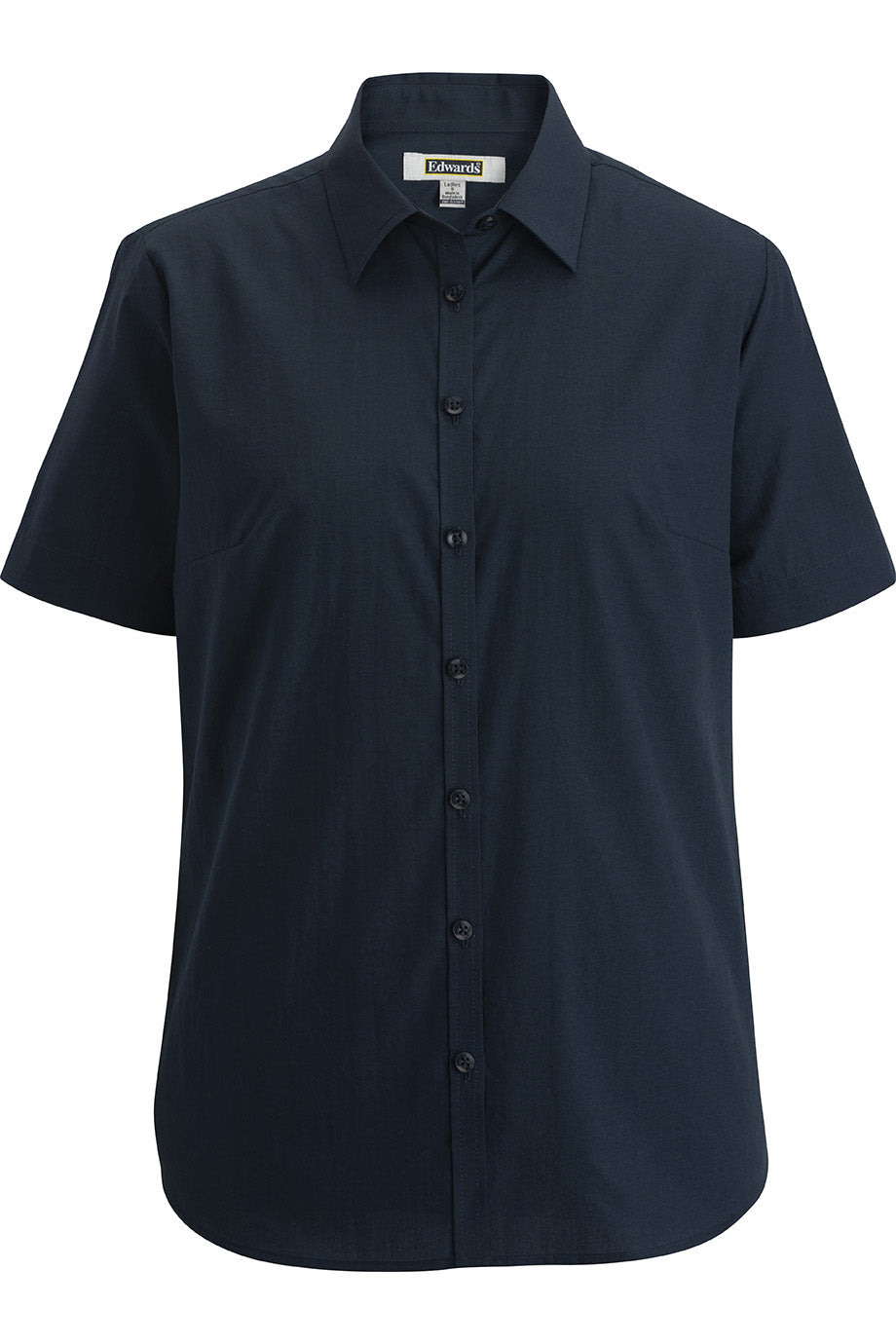 Edwards® Essential Broadcloth Short Sleeve Ladies Shirt