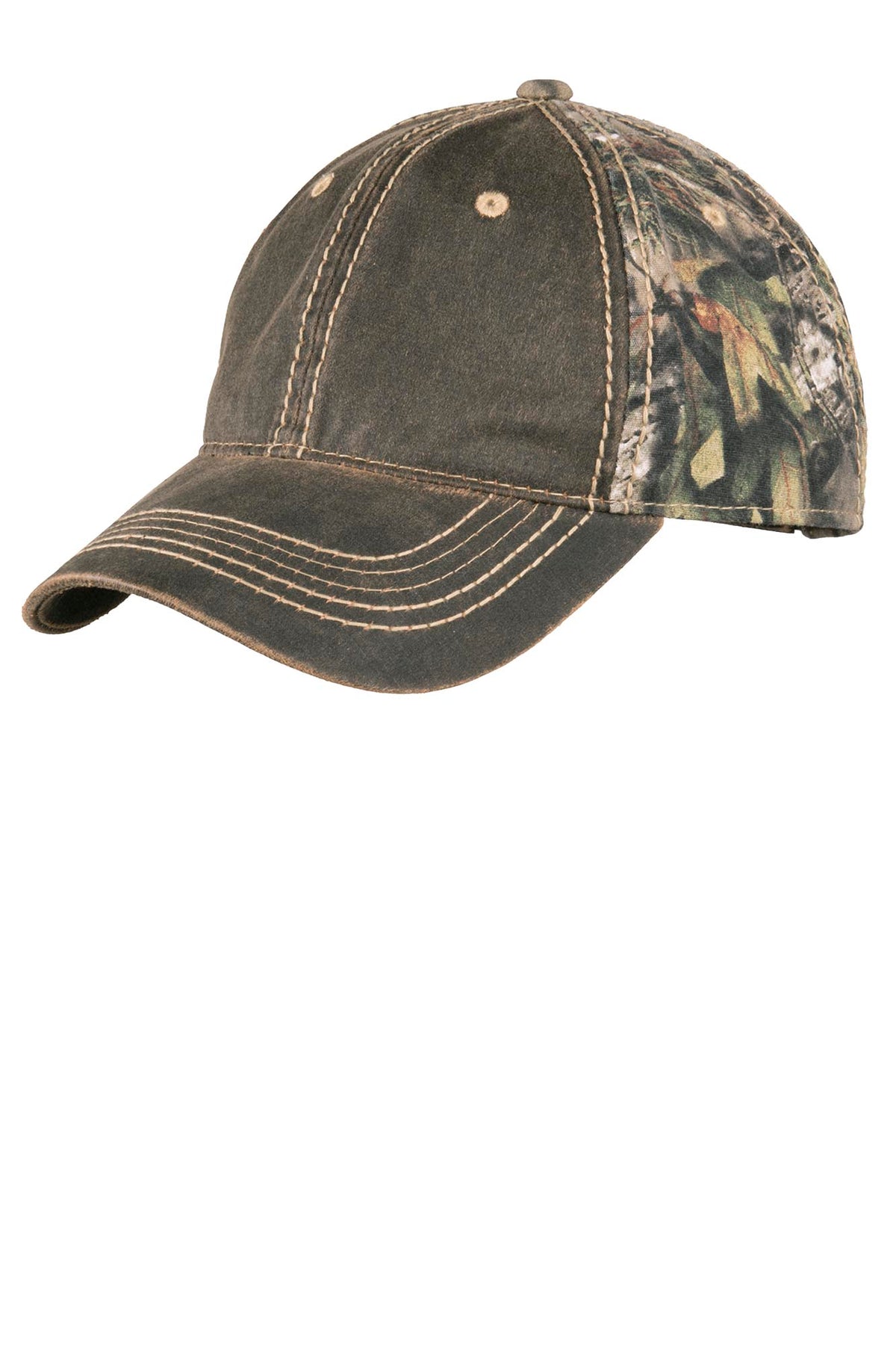 Port Authority® Pigment Print Camouflage Cap - Mossy Oak Break-Up Country