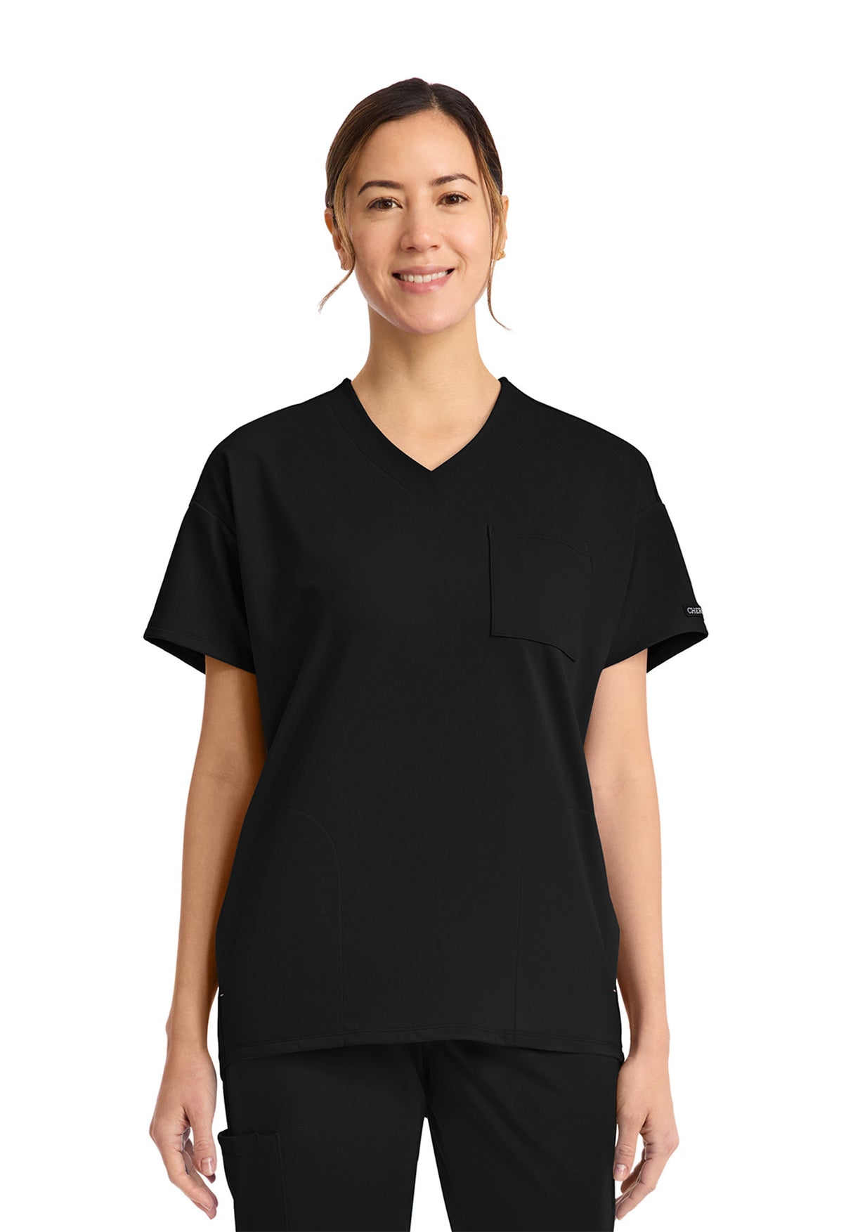 Achieve by Cherokee Women's 3 Pocket V-Neck Tunic