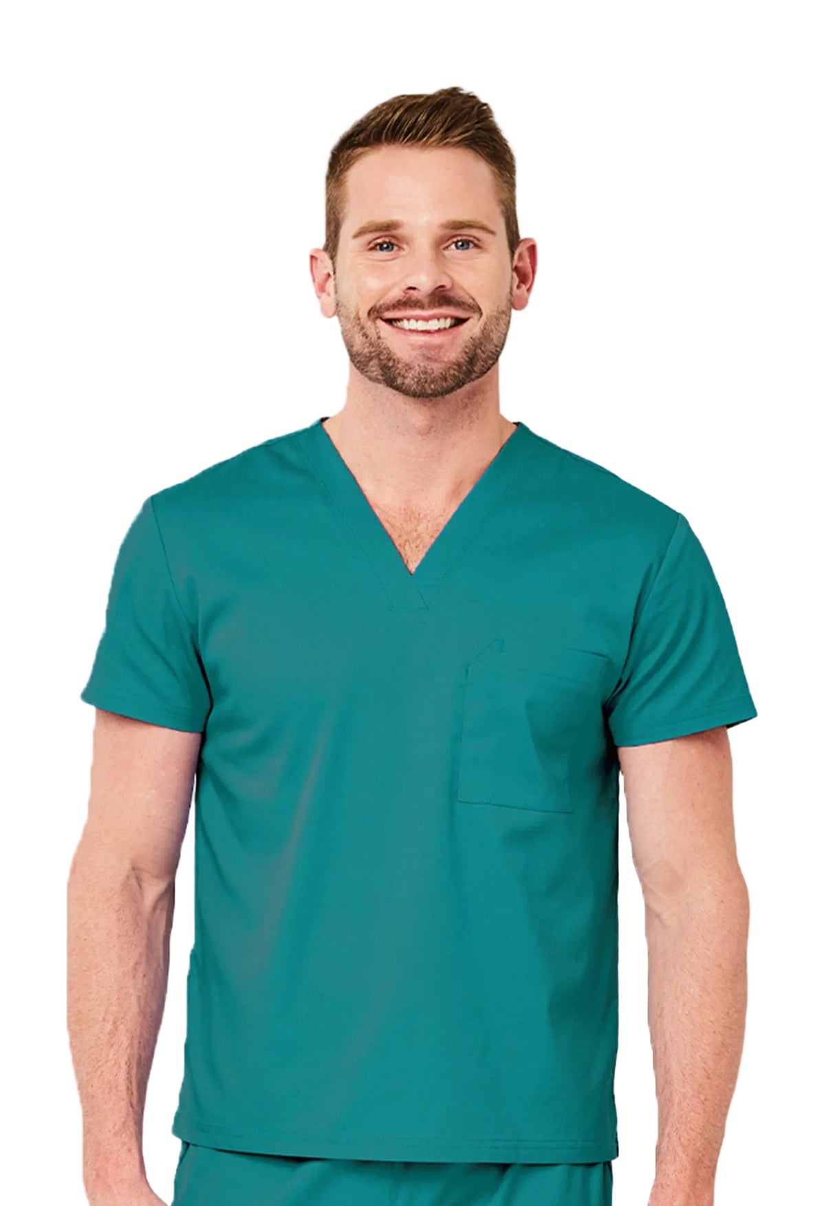 Elements by Alexanders Uniforms Unisex 1-Pocket V-Neck Scrub Top