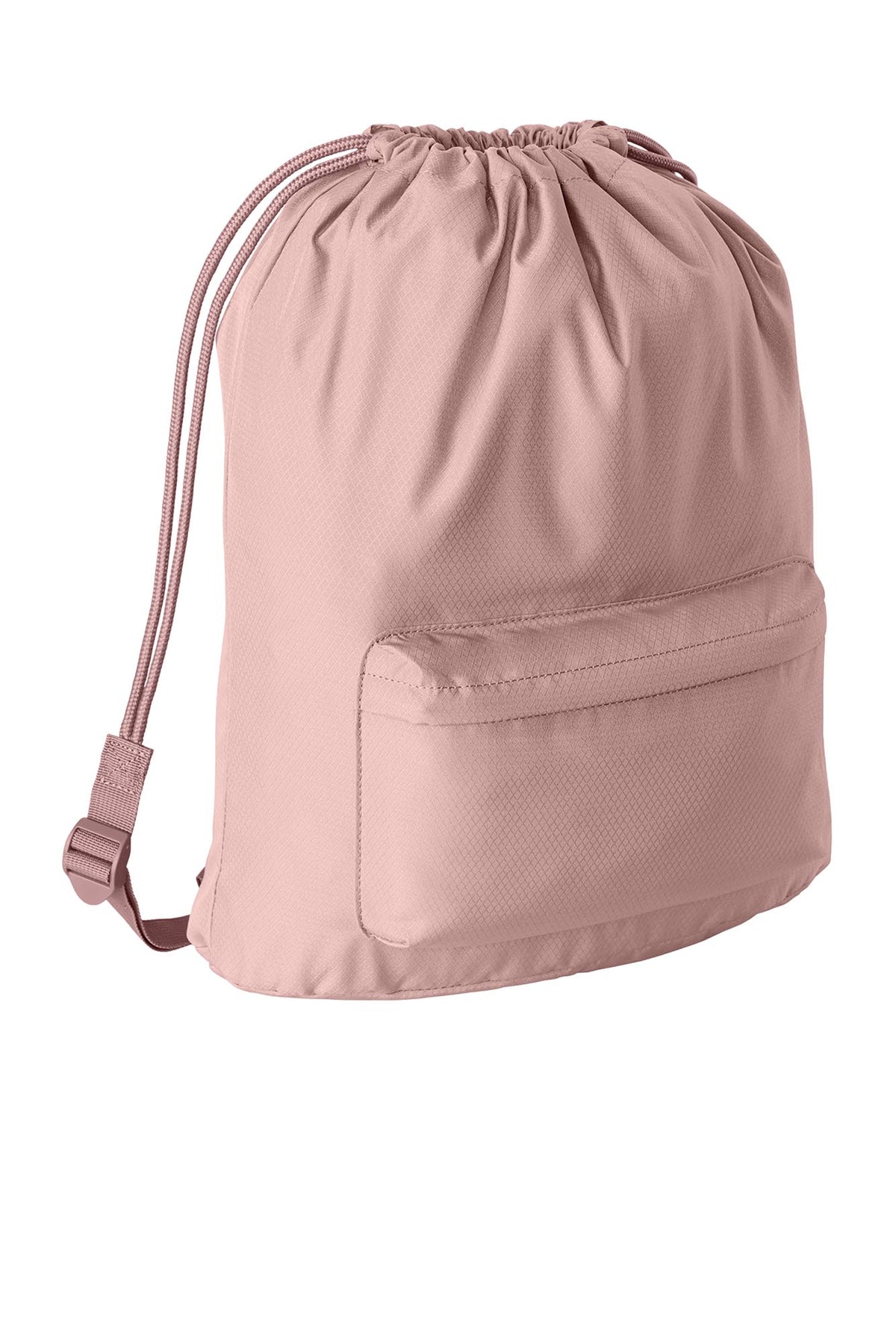 Port Authority® Diamond Pocket Cinch - Rose Quartz