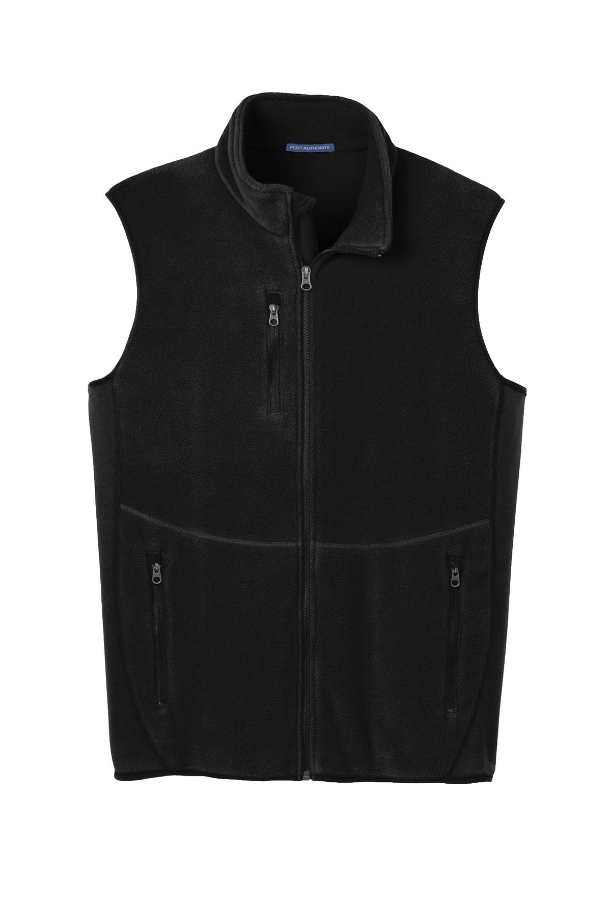 Port Authority® R-Tek® Pro Fleece Full-Zip Vest - Black/Black