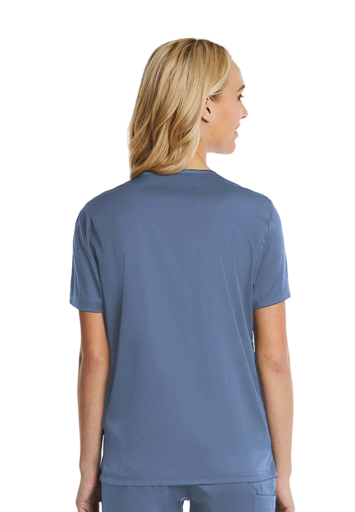 Elements by Alexanders Uniforms Unisex 1-Pocket V-Neck Scrub Top